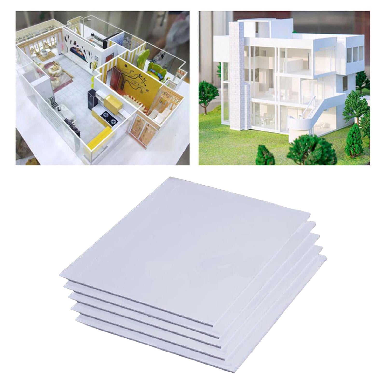 3x5x Miniature Square Blocks DIY Landscape Scenery Building Craft Board Foam 10cmx10cmx0.1cm