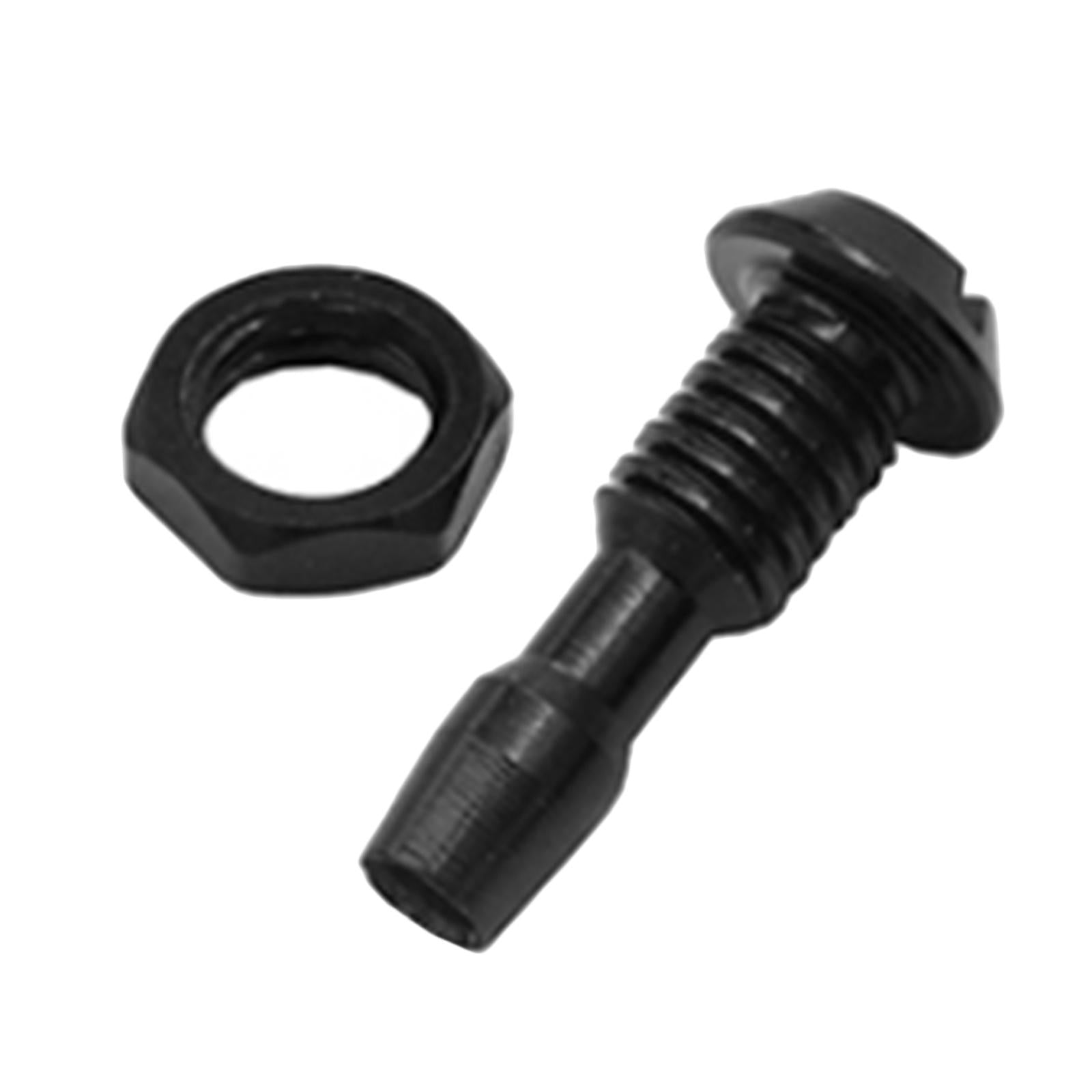 2xRC Boat Water Nipple High Reliability for Electric Gasoline Boat M6 Black