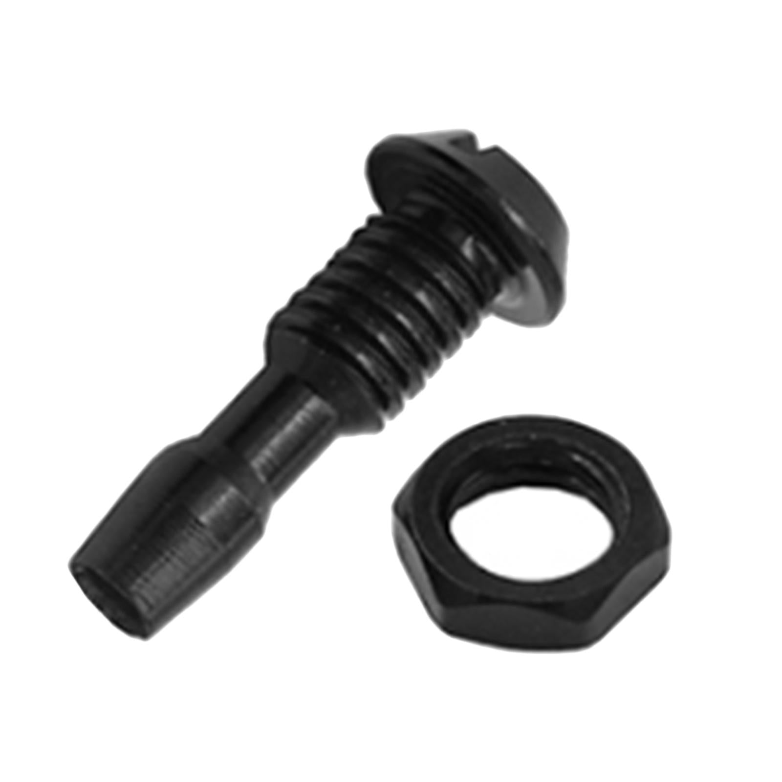 2xRC Boat Water Nipple High Reliability for Electric Gasoline Boat M6 Black