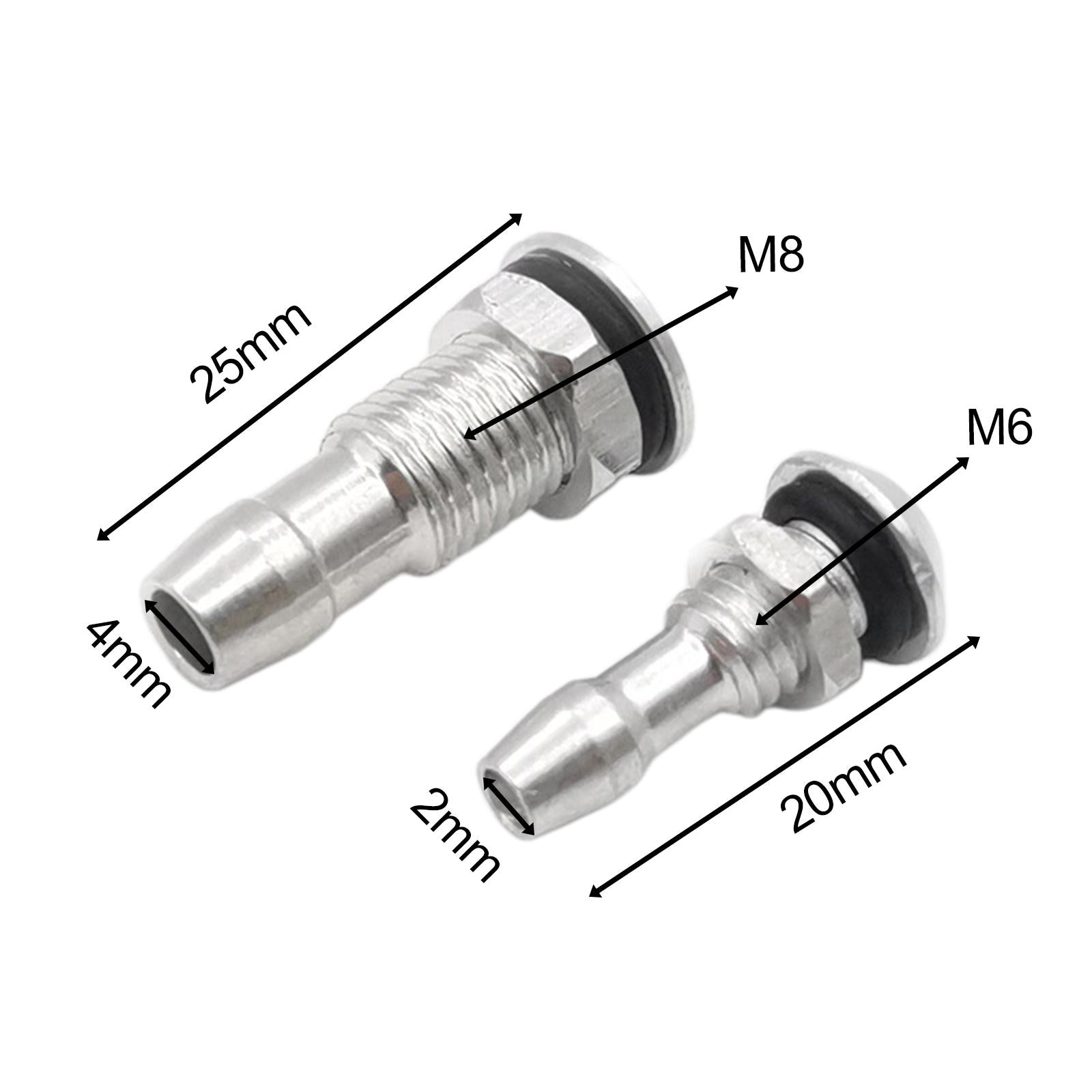 3xRC Boat Water Nipple High Reliability for Electric Gasoline Boat M6 Black