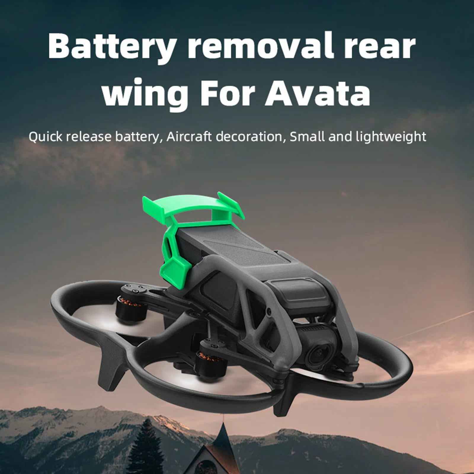 Flying Tail Quick Release Decoration for RC Drone Spare Parts Replacements Black