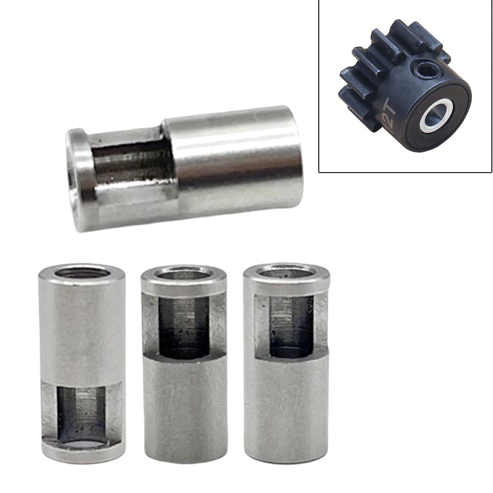 3xStainless Steel 8mm to 5mm Motor Axle for 1/8 RC Crawler Car Replacement 1pcs