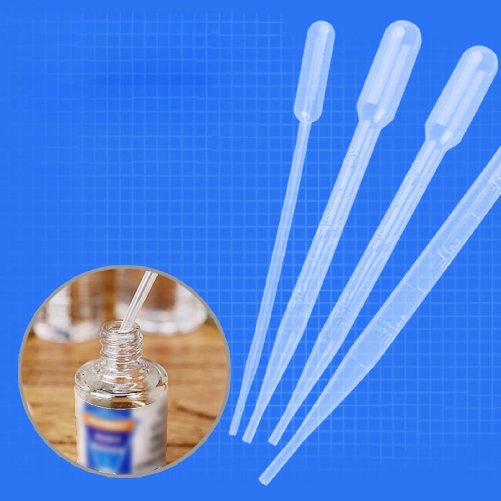 2x4Pcs Transfer Graduated Pipettes Liquid Dropper for Hobby Model Coloring