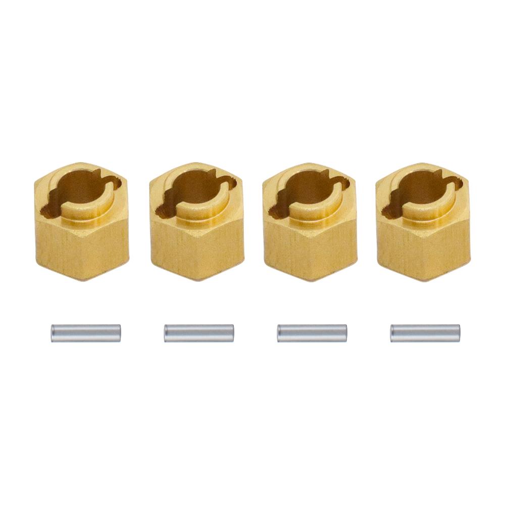 2x4Pcs RC Hex Wheel Hubs Universal hex Adapter for 1/18 Scale RC Crawler 5mm