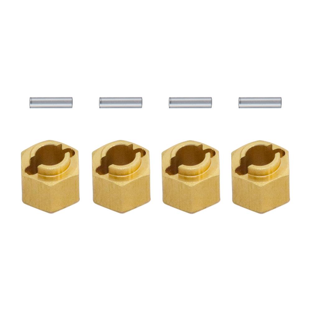 4x4Pcs RC Hex Wheel Hubs Universal hex Adapter for 1/18 Scale RC Crawler 5mm