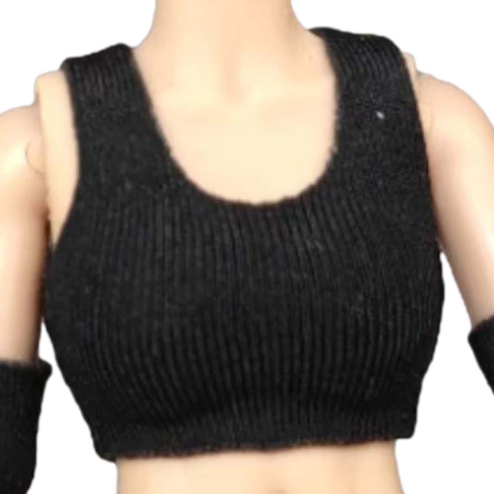 3x1/6 Female Vest Handmade Doll Clothes for 12in Dress up Soldiers Figures