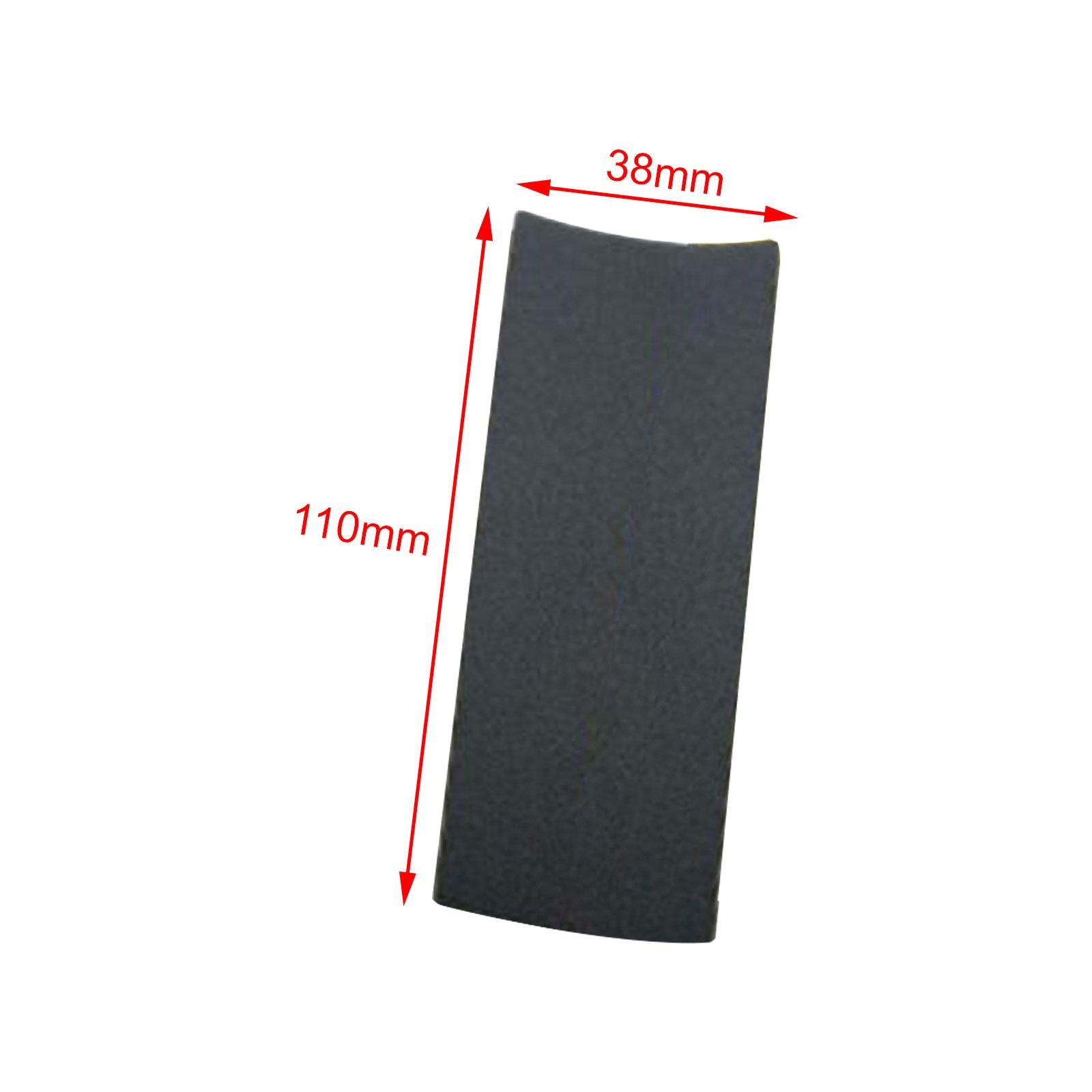2x6Pcs Fingerboard Grip Tape Non Skid Accessories for Mini Skateboard Supplies Black