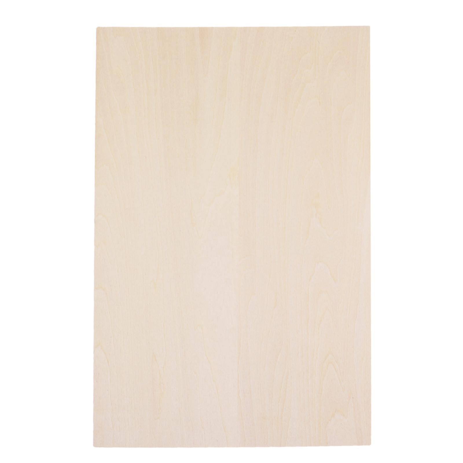 2x10 Pieces Wood Sheets Board Thin Plywood Board for Making Plane Model Crafts 100x50x2mm