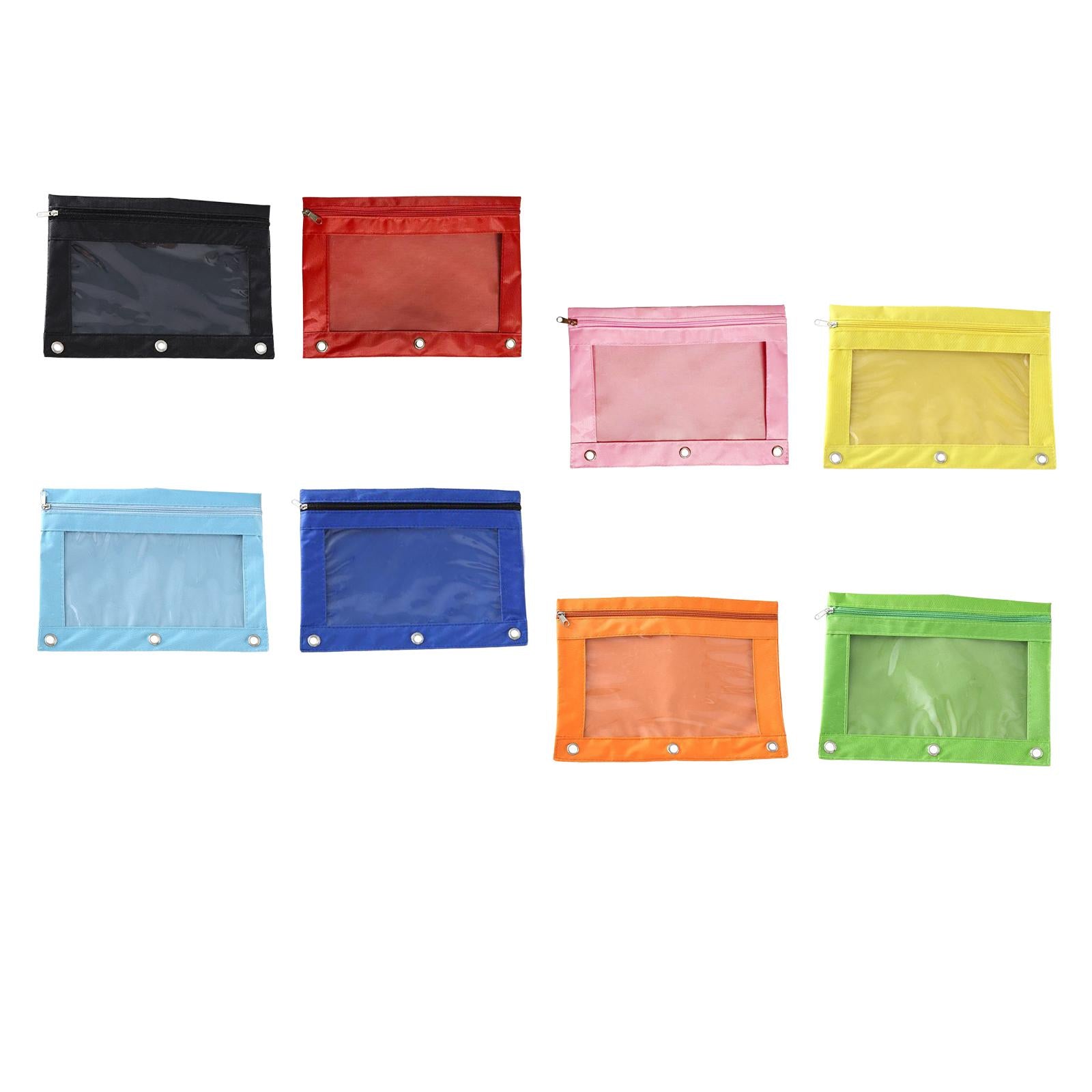 3xPencil Pouch Office Stationery Organizer Pencil Case for Children Teen Gifts Black