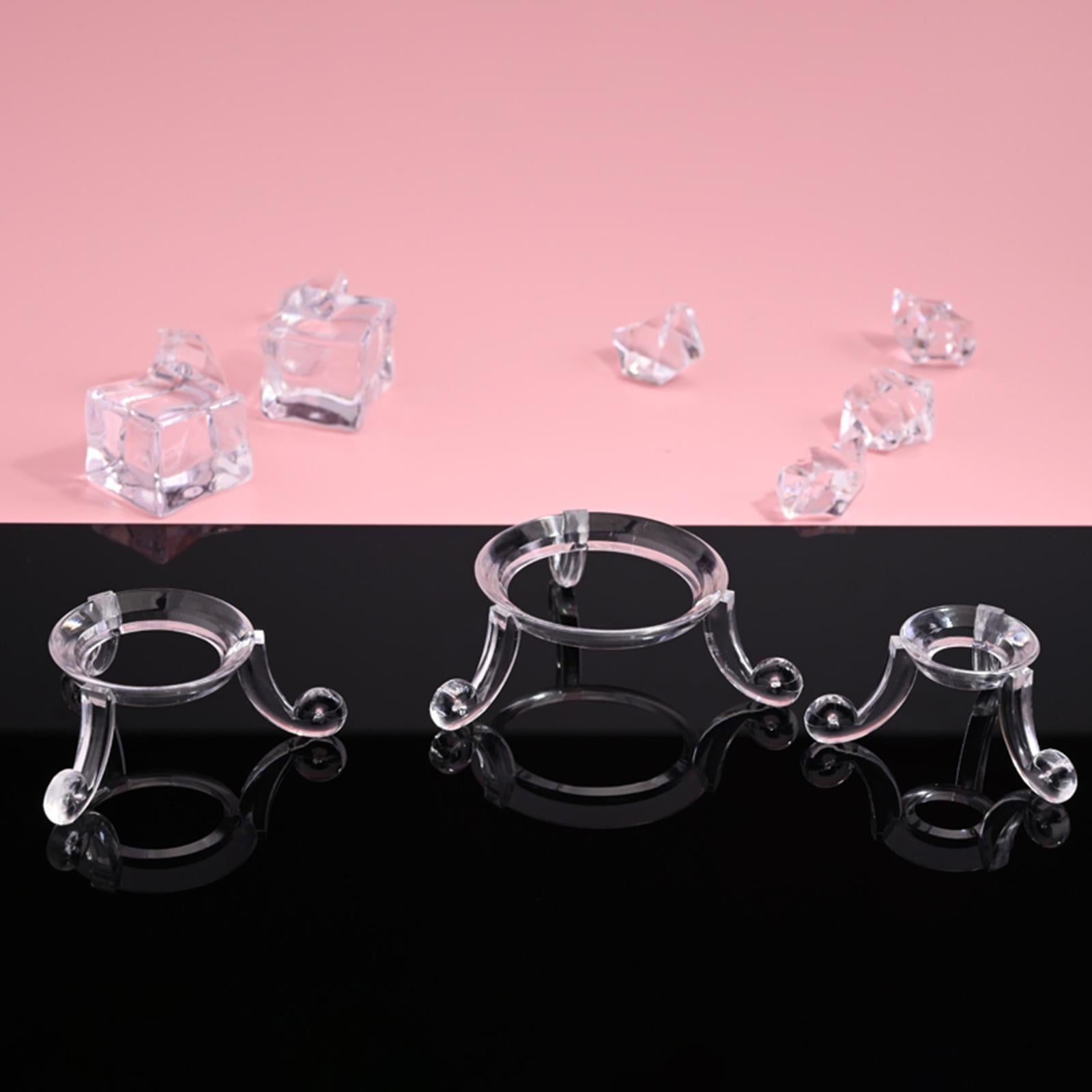 4xSmall Ball Display Stand Acrylic Display Stand for Softball Spheres Baseball L