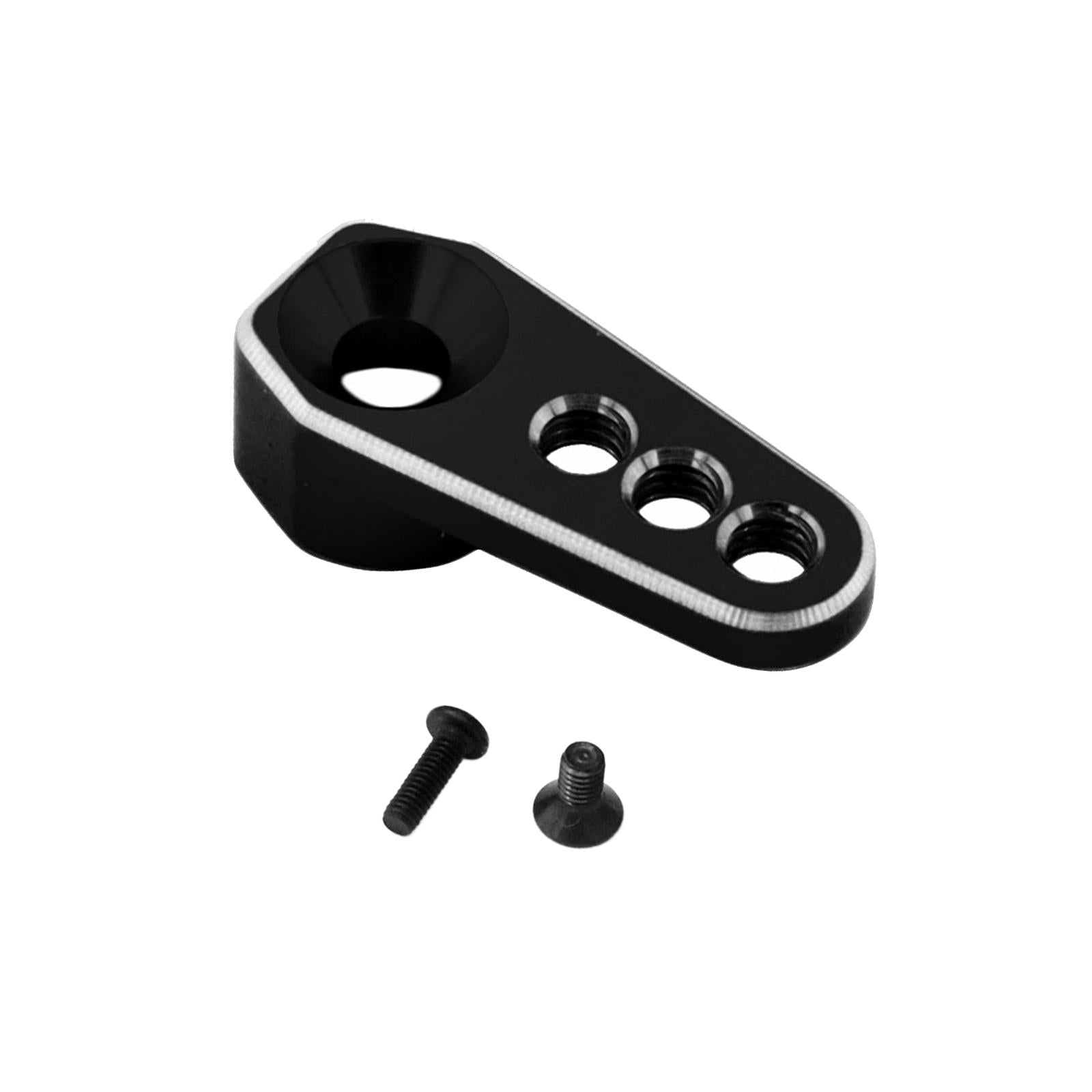 3xM3 25T Aluminum Metal Servo Horns Steering Arm Server Rocker for 2065T Trucks Black