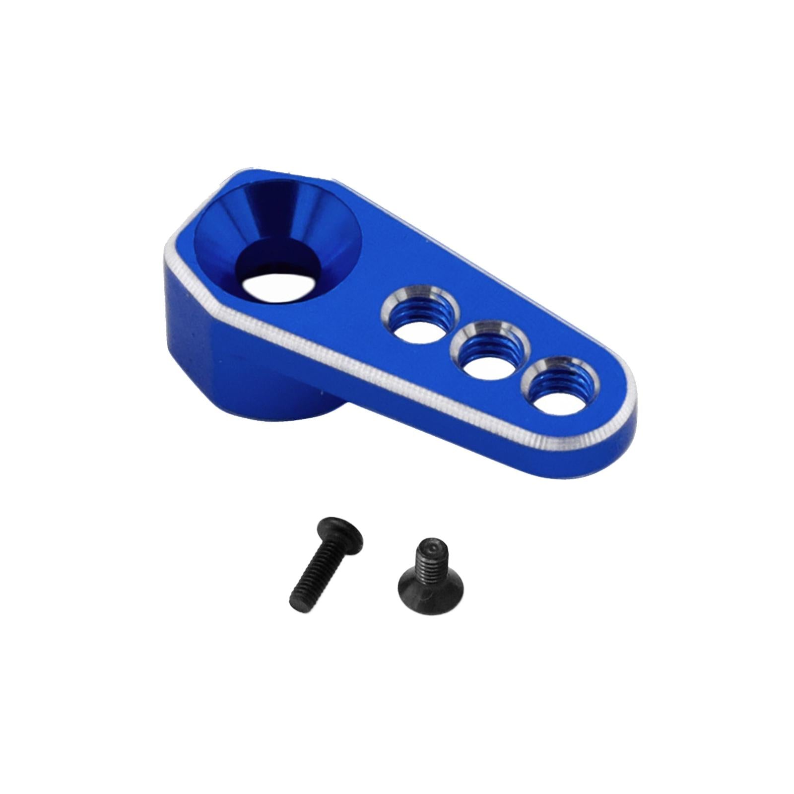 3xM3 25T Aluminum Metal Servo Horns Steering Arm Server Rocker for 2065T Trucks Dark Blue