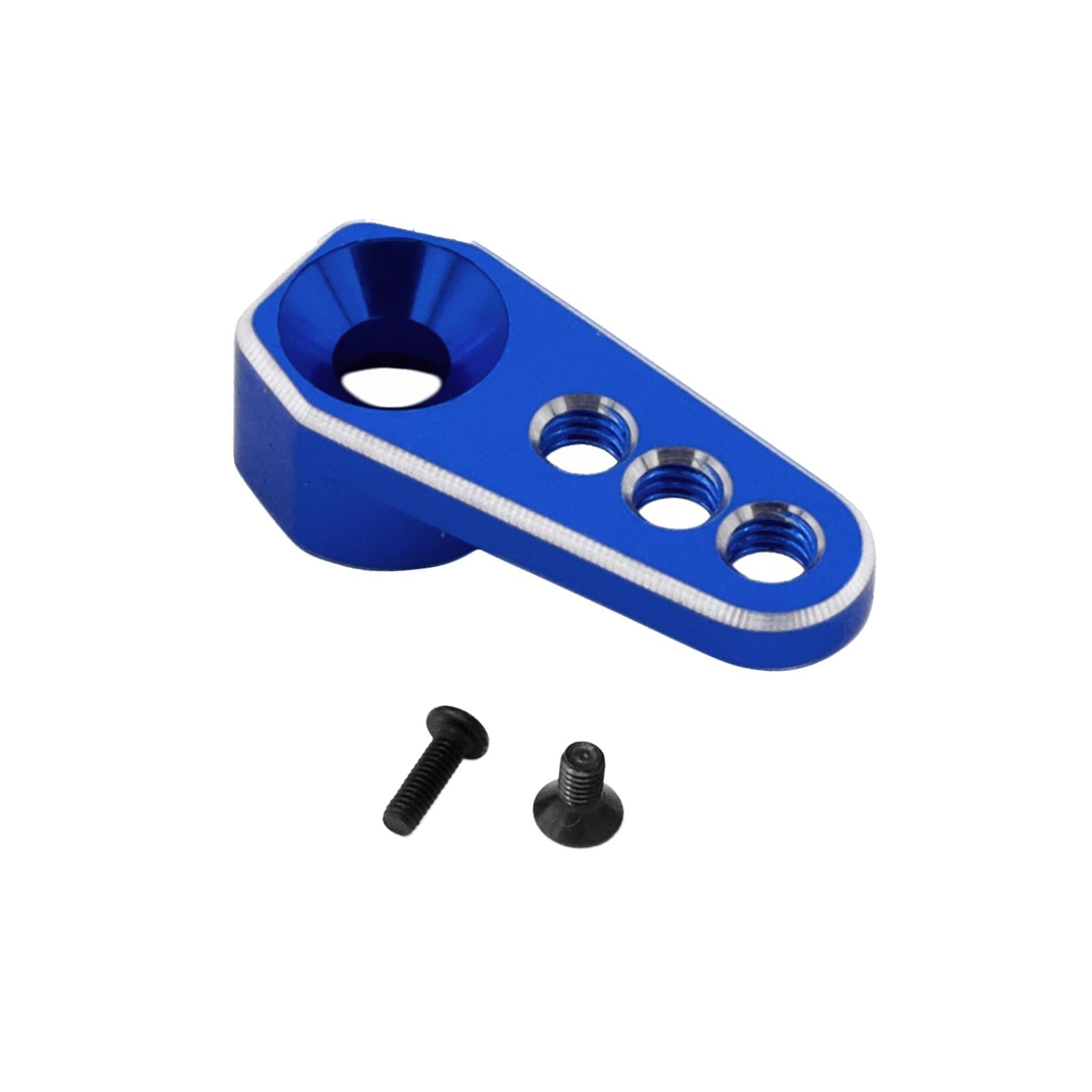 3xM3 25T Aluminum Metal Servo Horns Steering Arm Server Rocker for 2065T Trucks Dark Blue