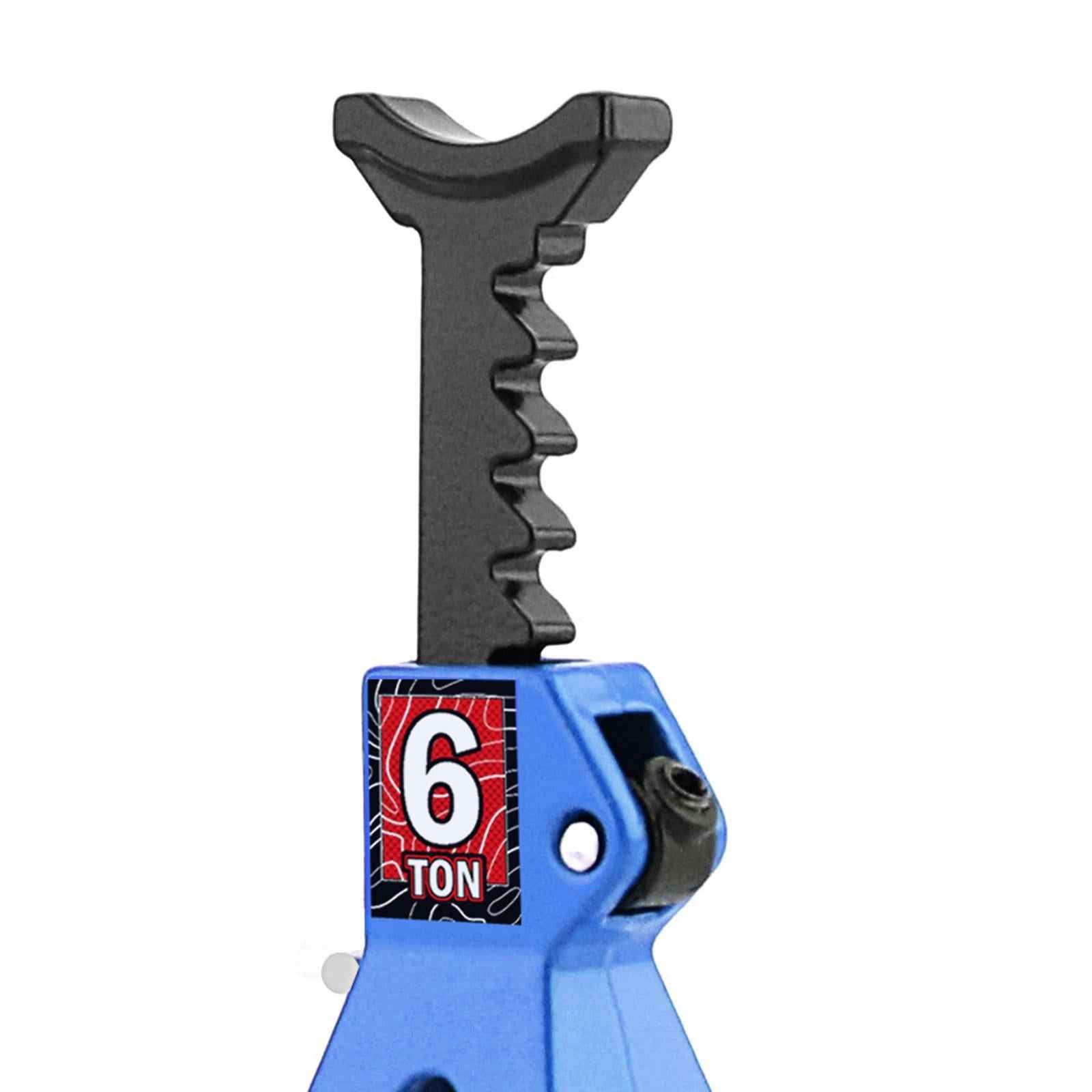 6 Ton Scale Jack Stand Durable Simulation Lifting Jack for 1:12 1:28 Crawler blue
