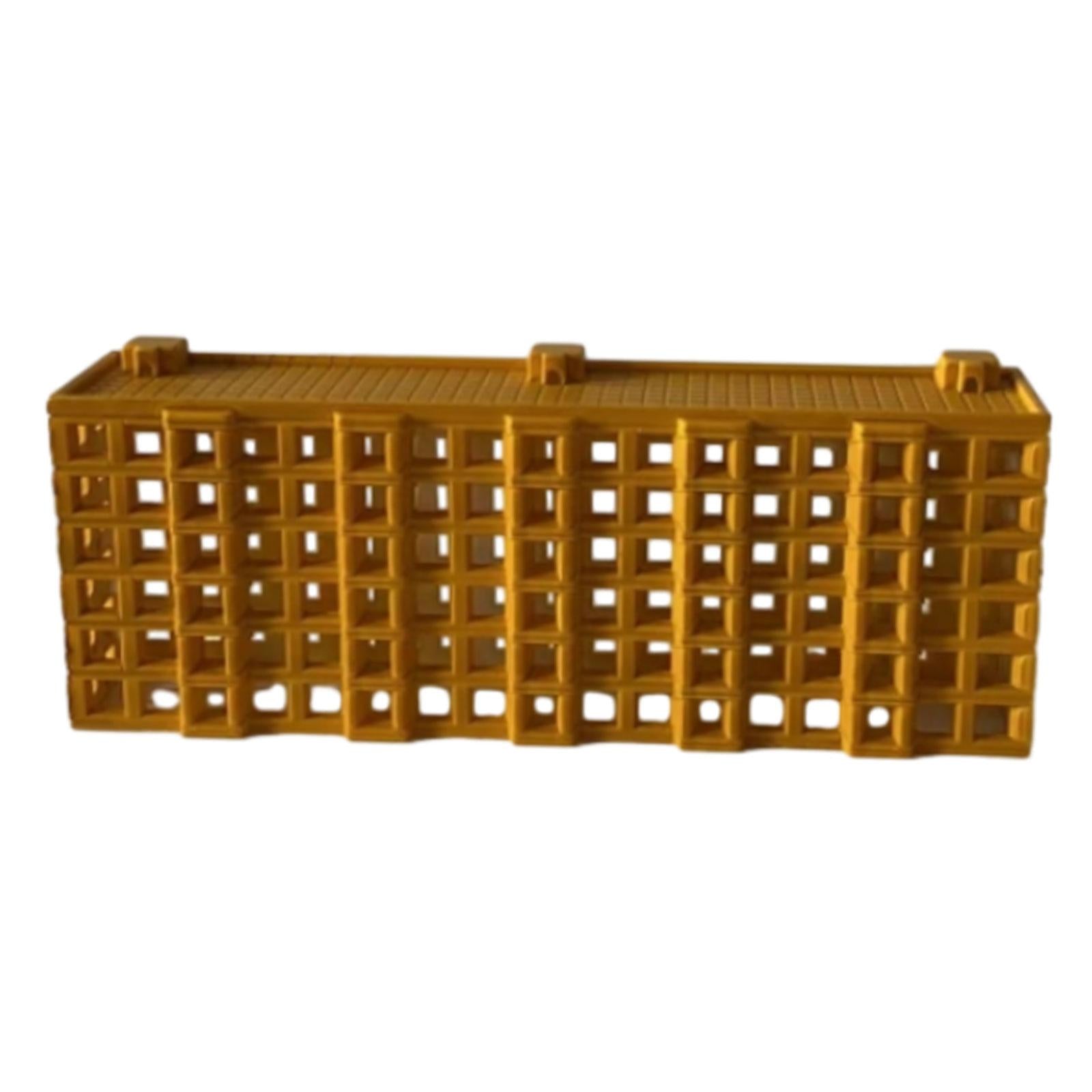 3xRailroad Architecture Layout 1/500 Construction Building Landscape Materials Style C