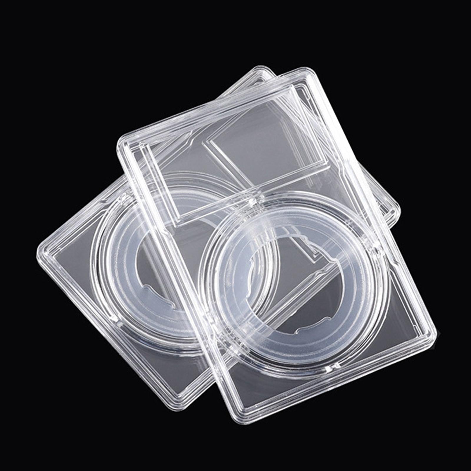 3xCoin Capsules Clear Coin Storage Case for Collectors Collecting Coin Display