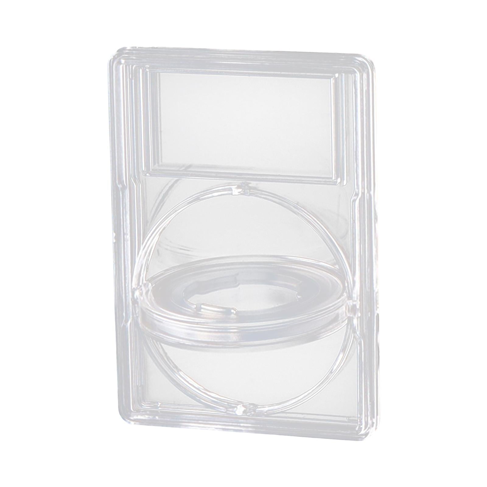 4xCoin Capsules Clear Coin Storage Case for Collectors Collecting Coin Display