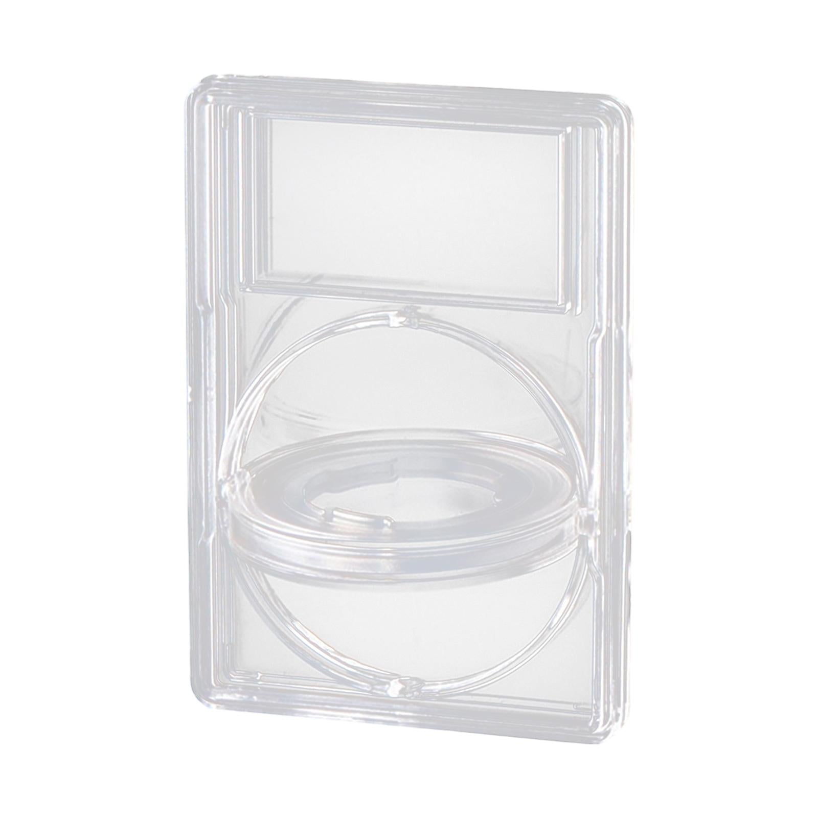 3xCoin Capsules Clear Coin Storage Case for Collectors Collecting Coin Display