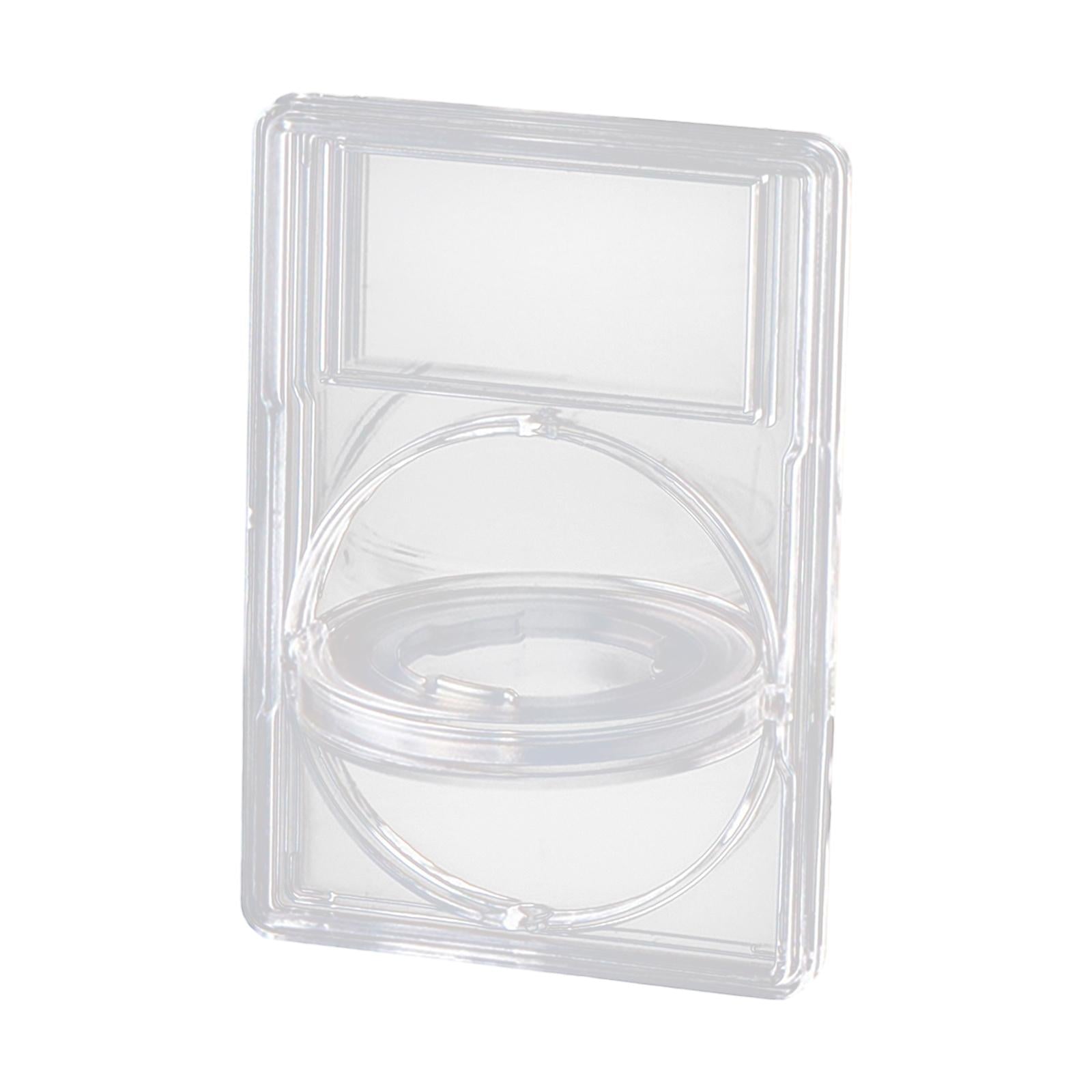 2xCoin Capsules Clear Coin Storage Case for Collectors Collecting Coin Display