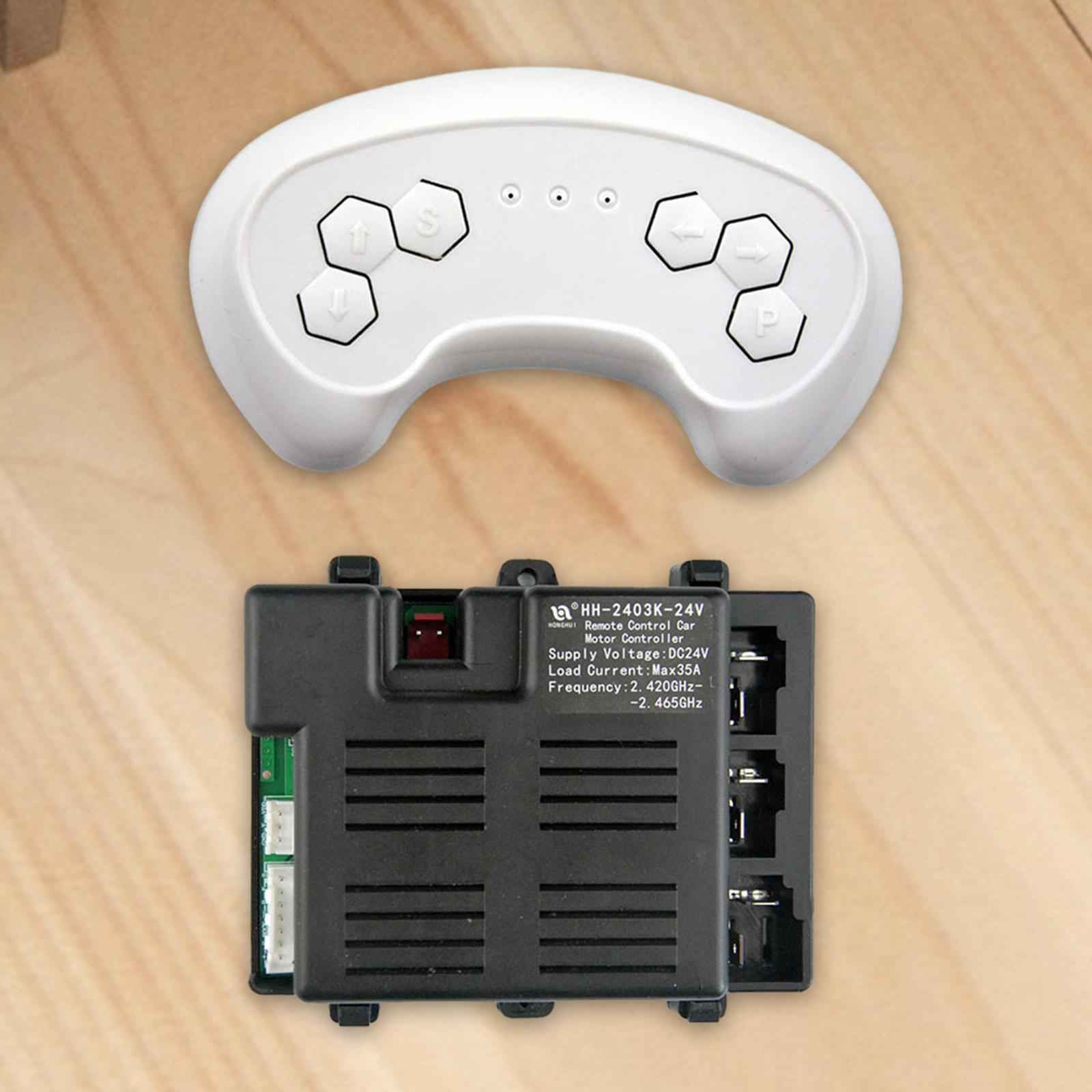 Children Electric Riding Toy Car Parts Durable DIY Accessories 24V Practical Receiver and Remote