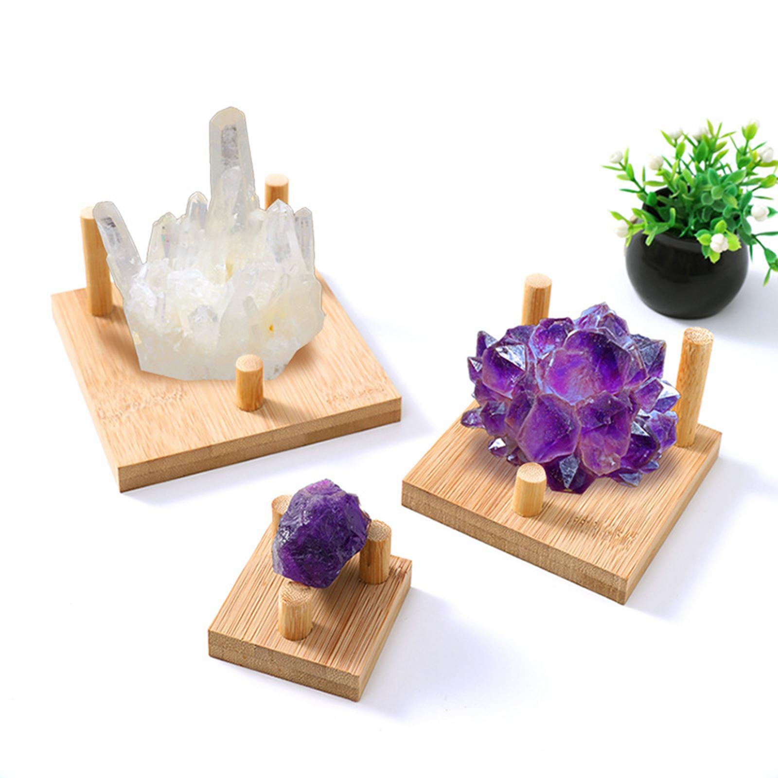 4xSmall Display Easel Holder Mineral Stand for Small Collectible Mineral Slab S