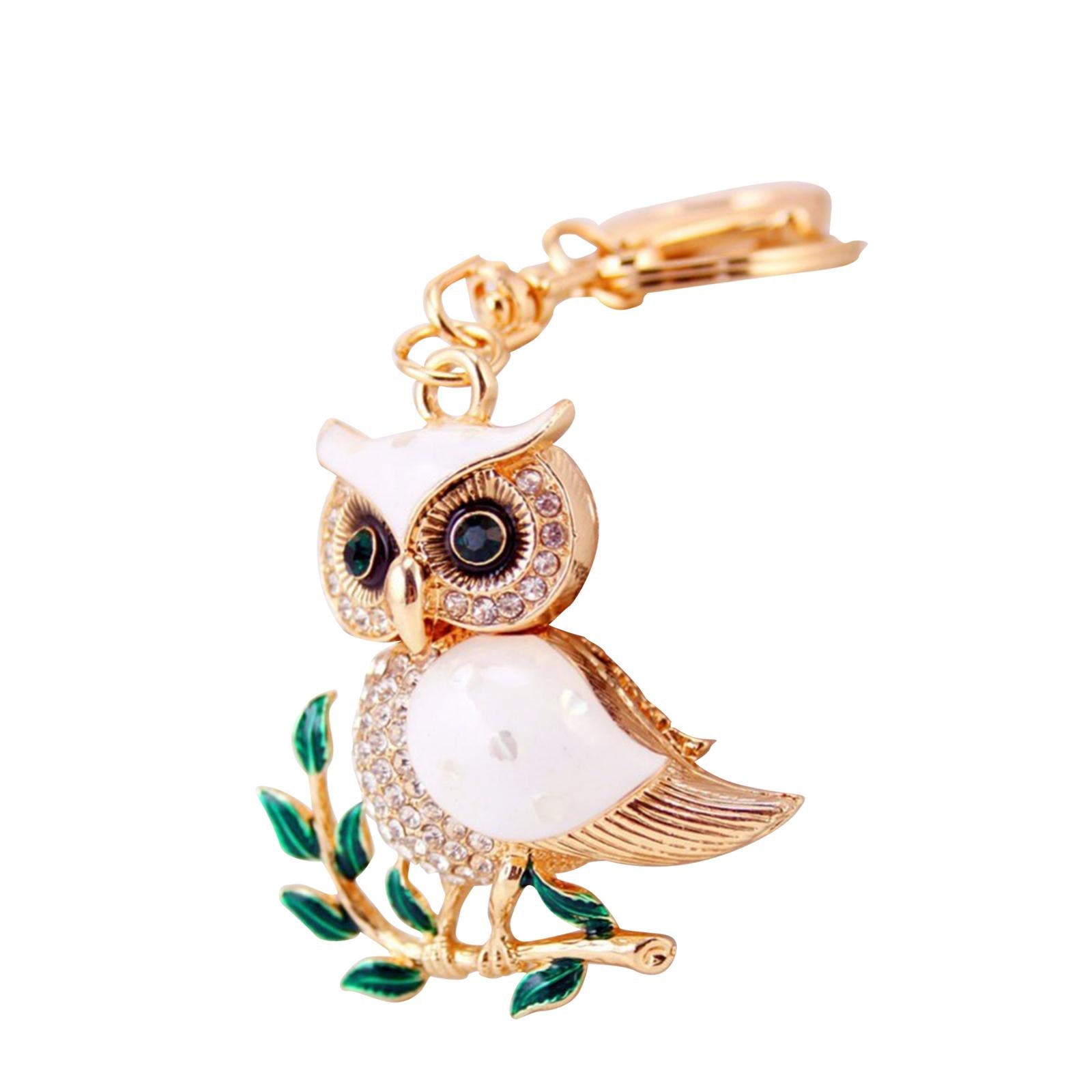 2xCreative Owl Rings Wedding Handcrafted Animal Key Rings for Women Girls Kids
