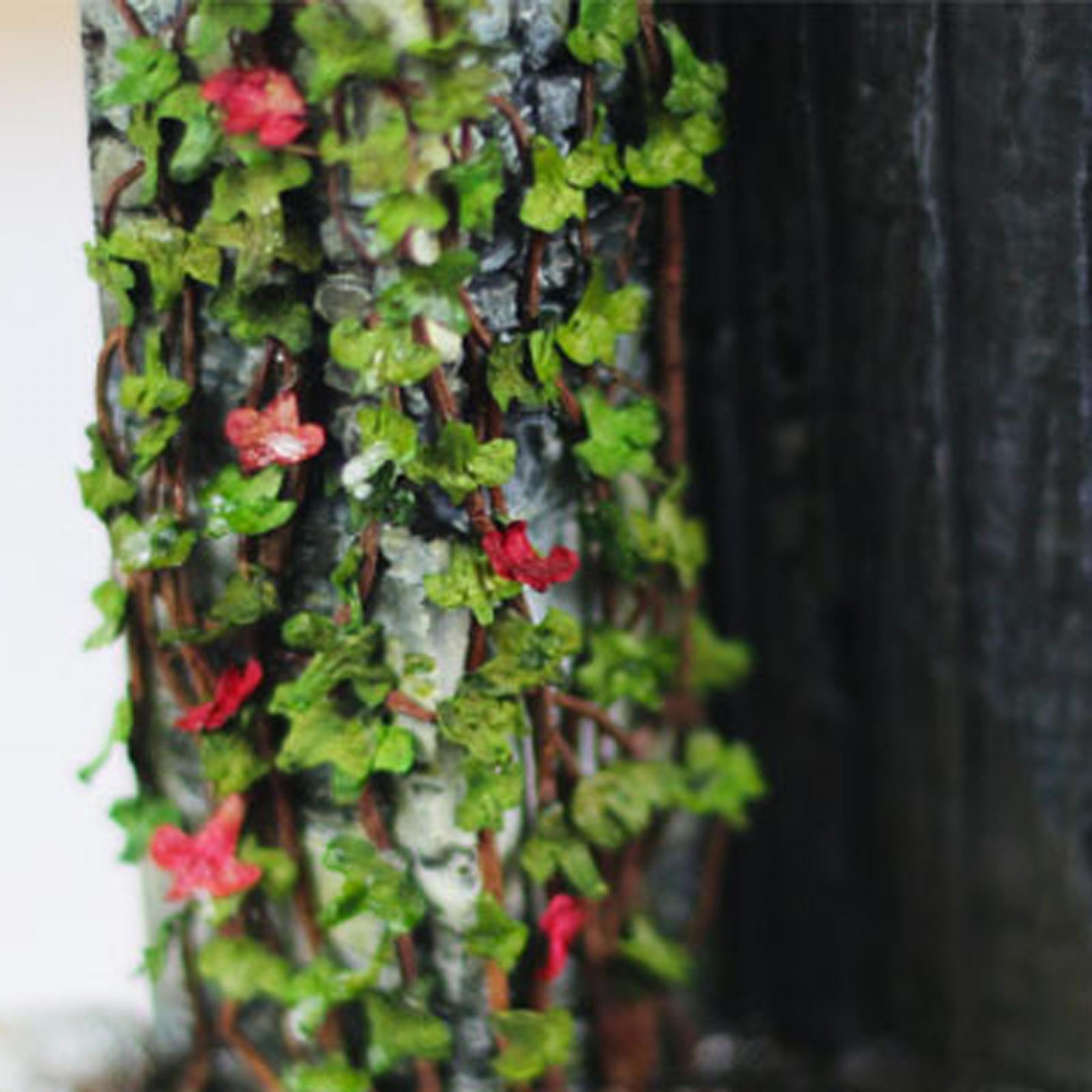 4xRealistic Miniature Leaves Simulation Leaves for Train DIY Mini Model Layout Yellow