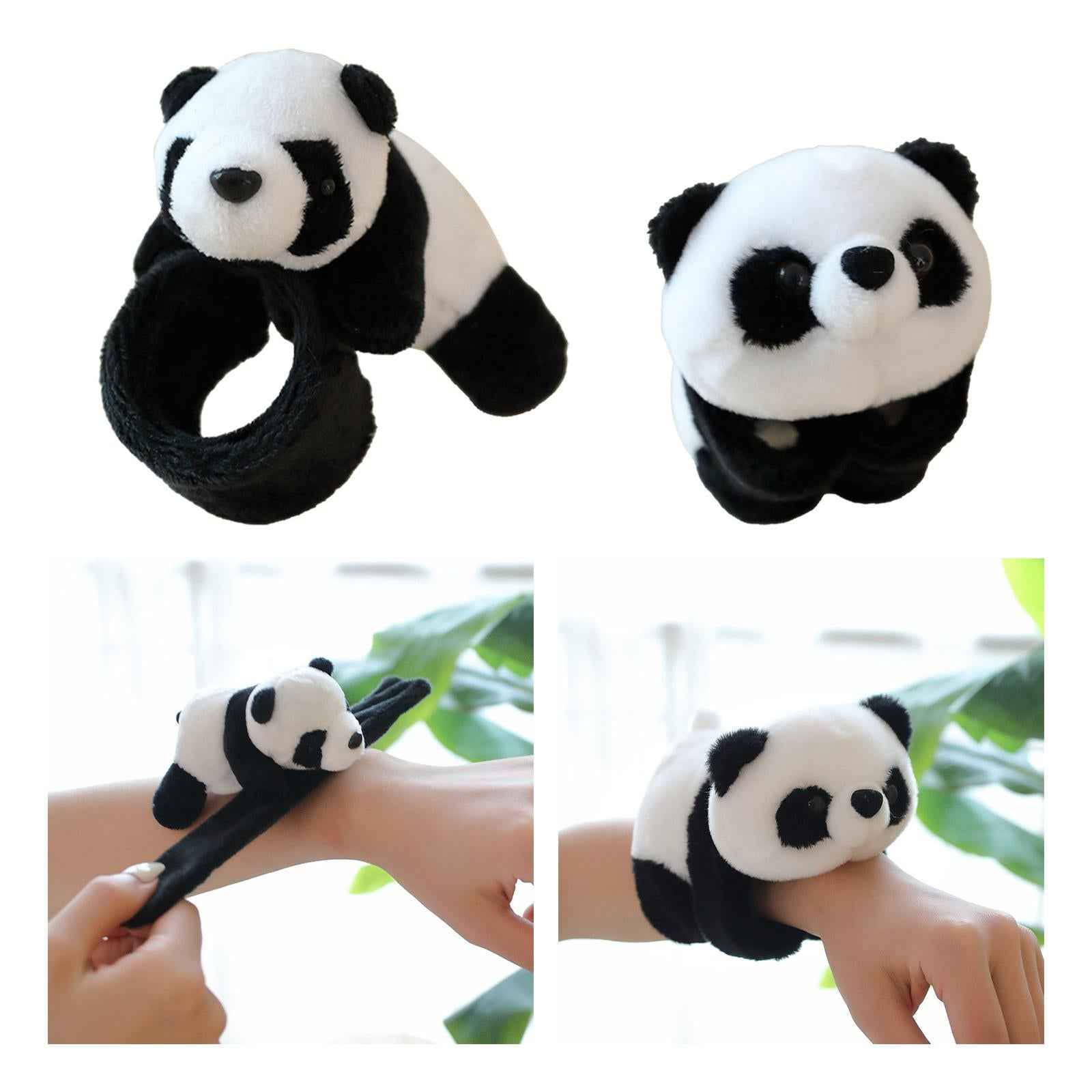 Kids Slap Bracelet Panda Favor Comfortable Hugger Easter Snap Bracelet Single Ring