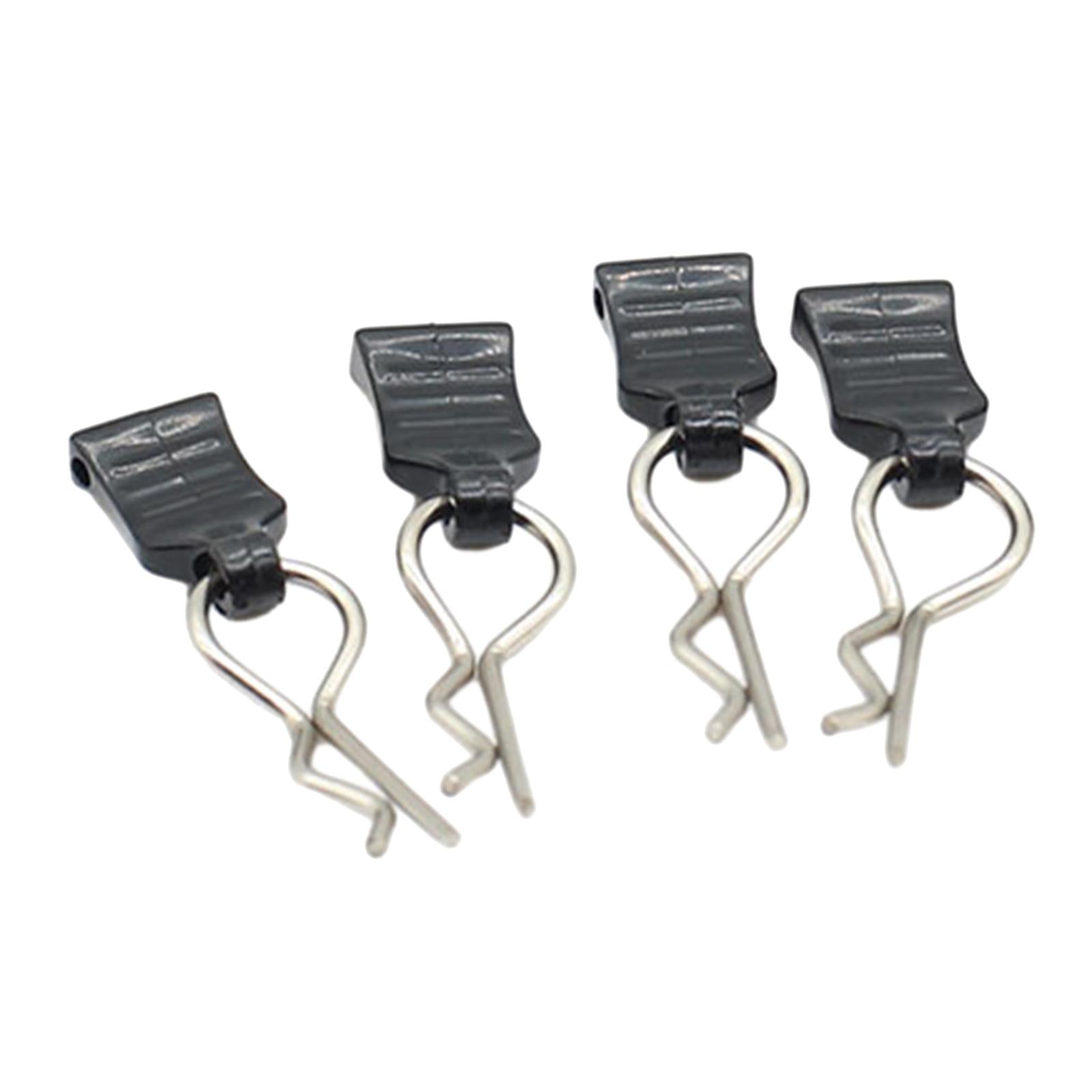 2x4Pcs 1/12 RC Cars Parts Accessories Body Clips Pins for Wltoys 124008 124010