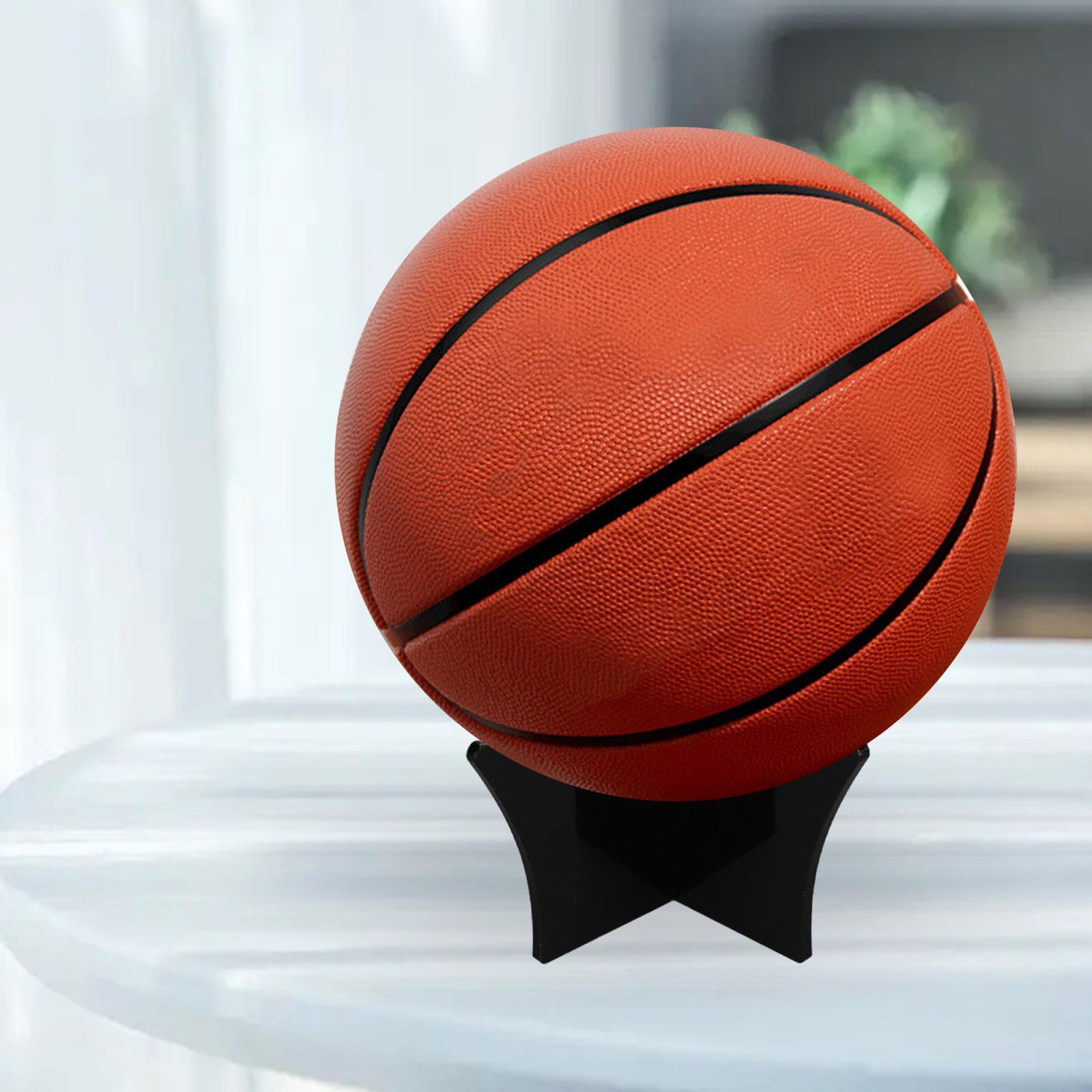 2xDisplay Holder Acrylic Ball Stand for Signed Autographed Ball Fans Gift Home Black
