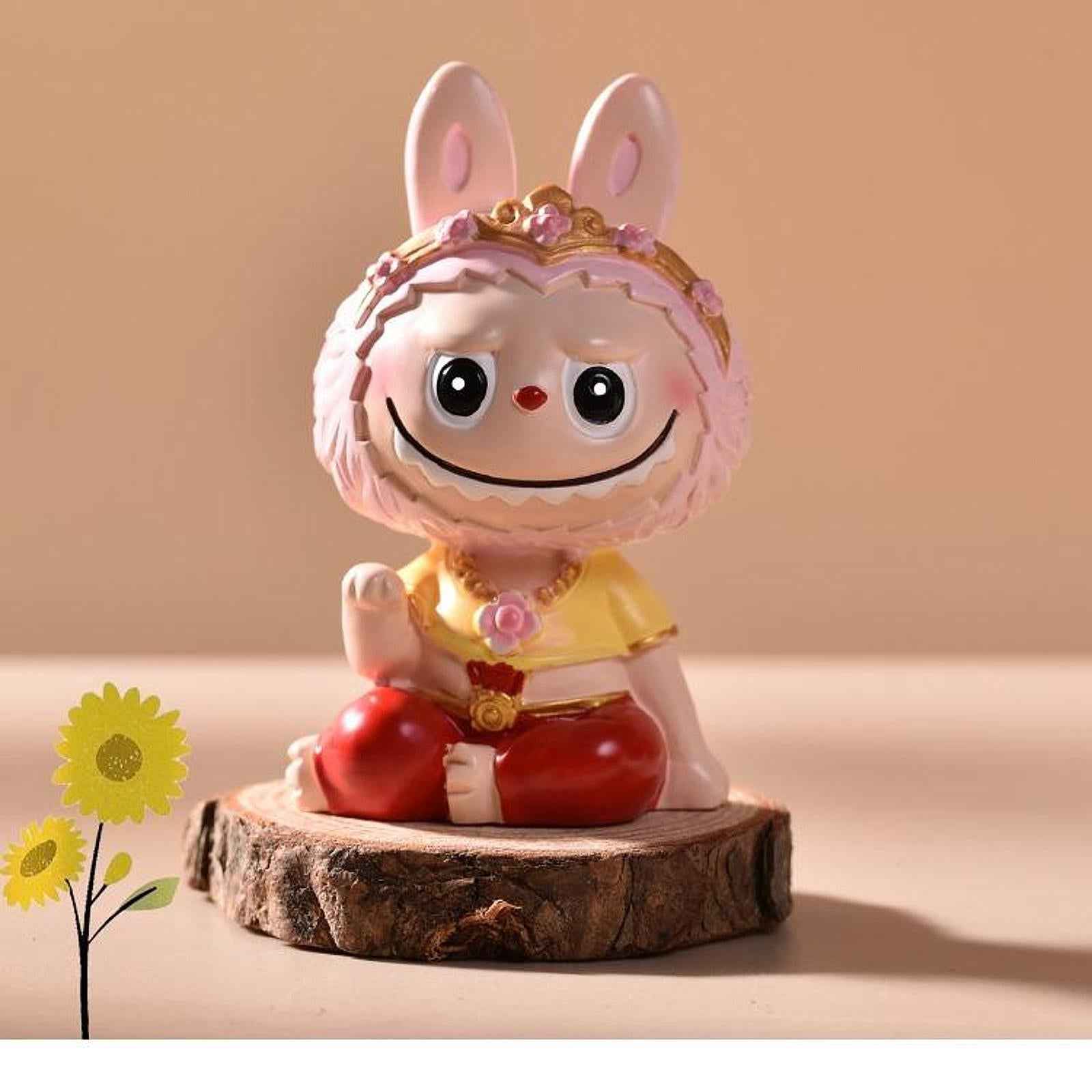 Labubu Action Figure Resin Unique Random Design Box Toy Children Girls Teens