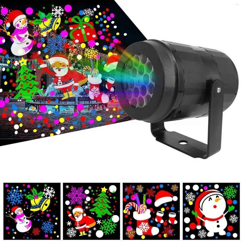 Christmas Projector Light 4 W Decorative for Living Room Indoor Outdoor Yard