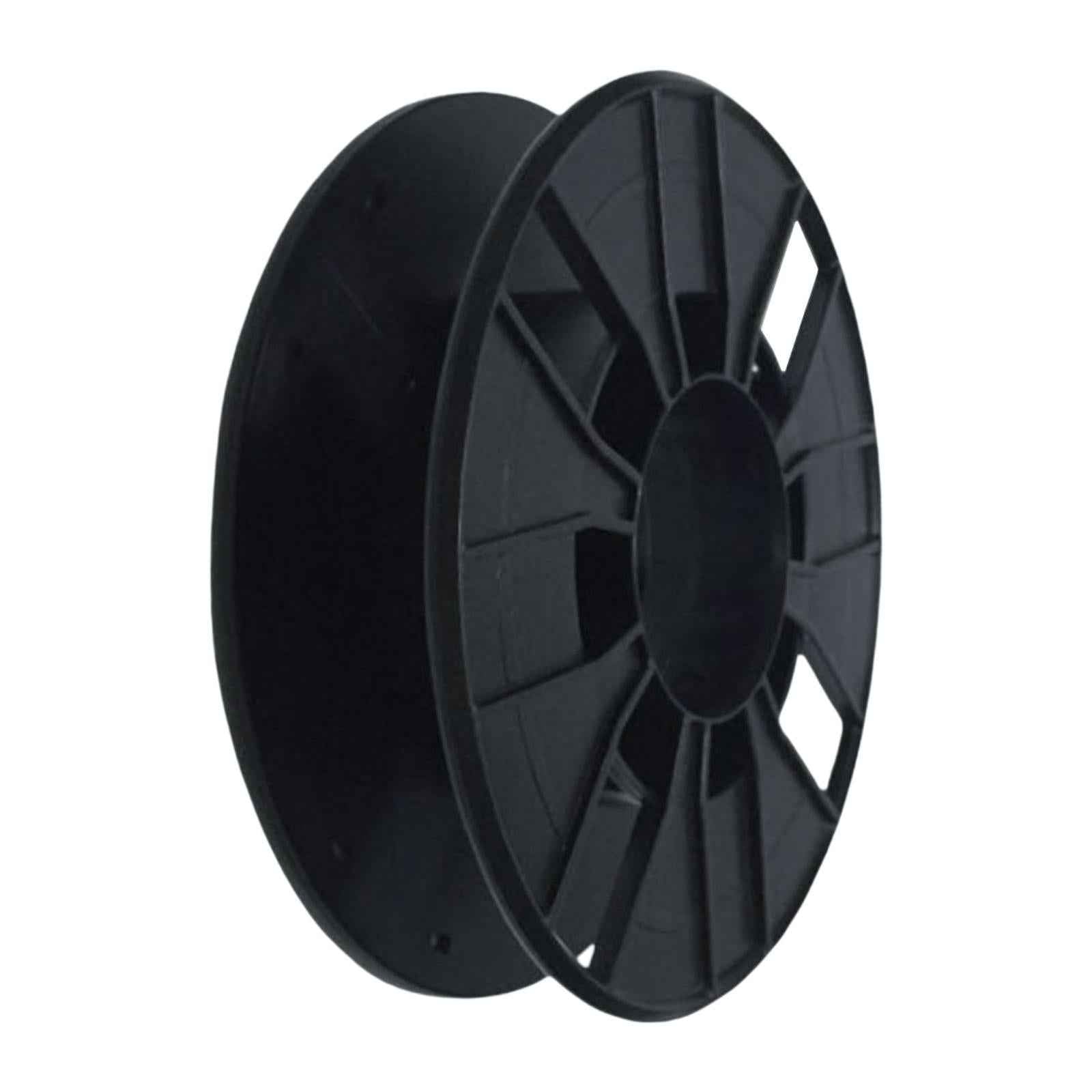 3D Printer Filament Reel Winder Cable Holder Sturdy Optical Fiber Empty Disk Black