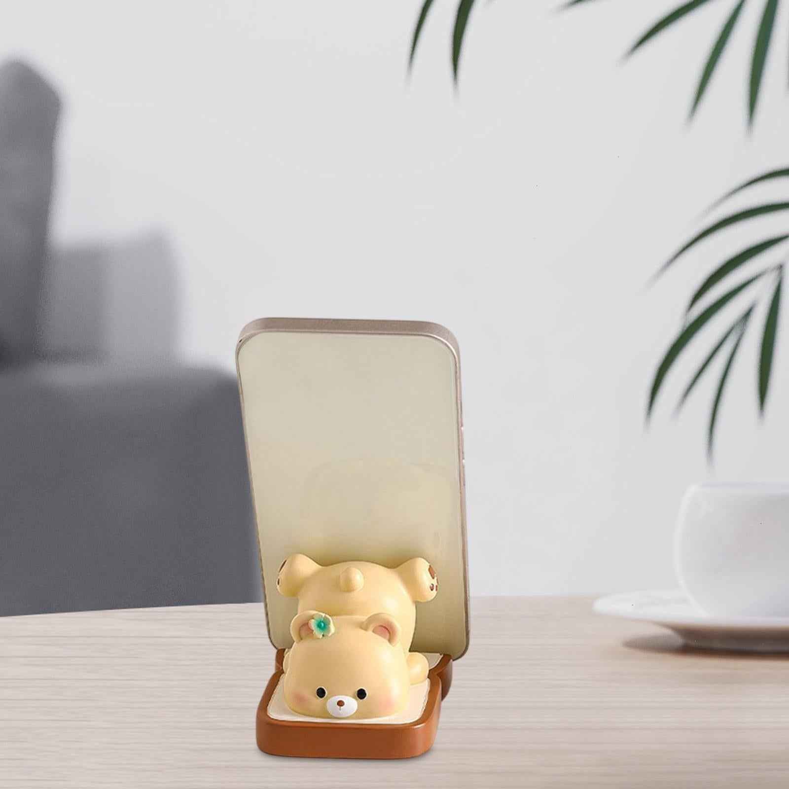 Cute Bear Cell Phone Stand Holder Lovely Phone Mount Unique Desk Phone Stand Inverted Bear