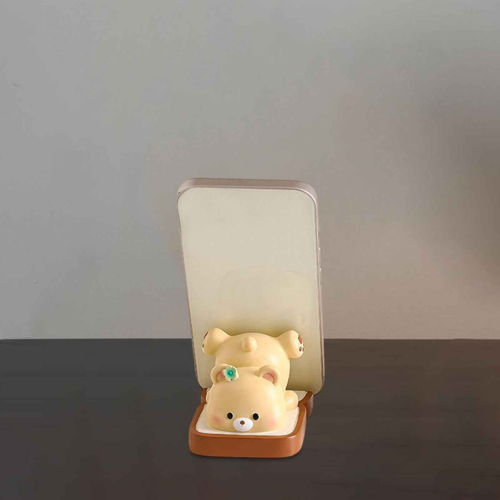 Cute Bear Cell Phone Stand Holder Lovely Phone Mount Unique Desk Phone Stand Inverted Bear