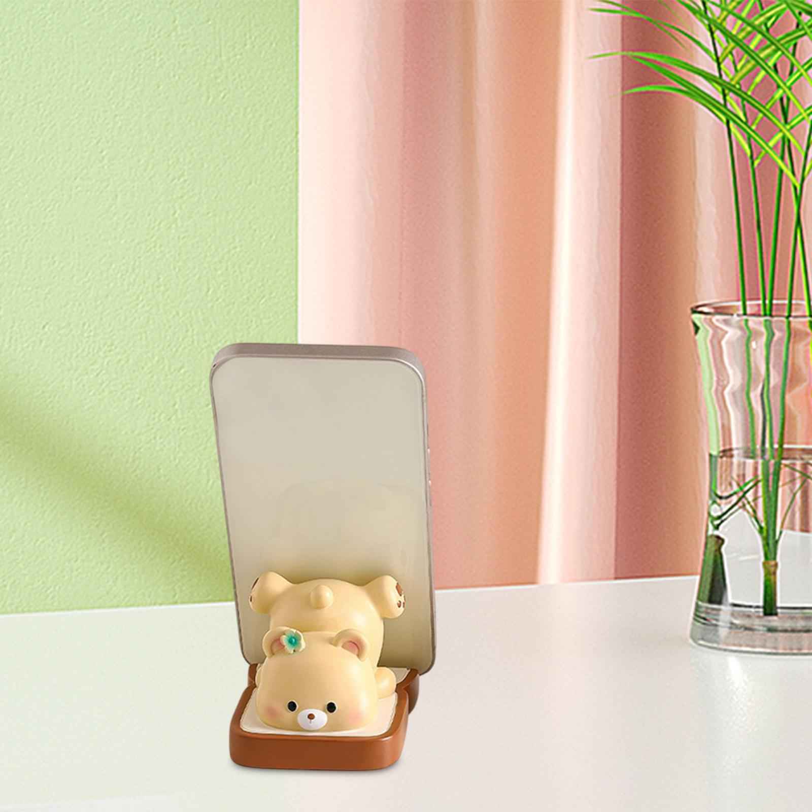 Cute Bear Cell Phone Stand Holder Lovely Phone Mount Unique Desk Phone Stand Inverted Bear