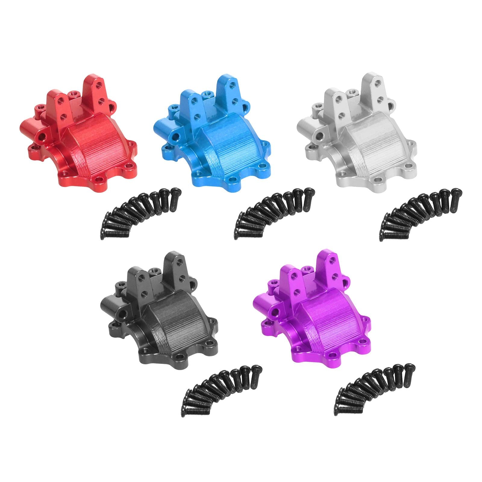 Aluminum Alloy Front Gear Box Cover for 1/14 H14BM 14210 14209 DIY Parts Red