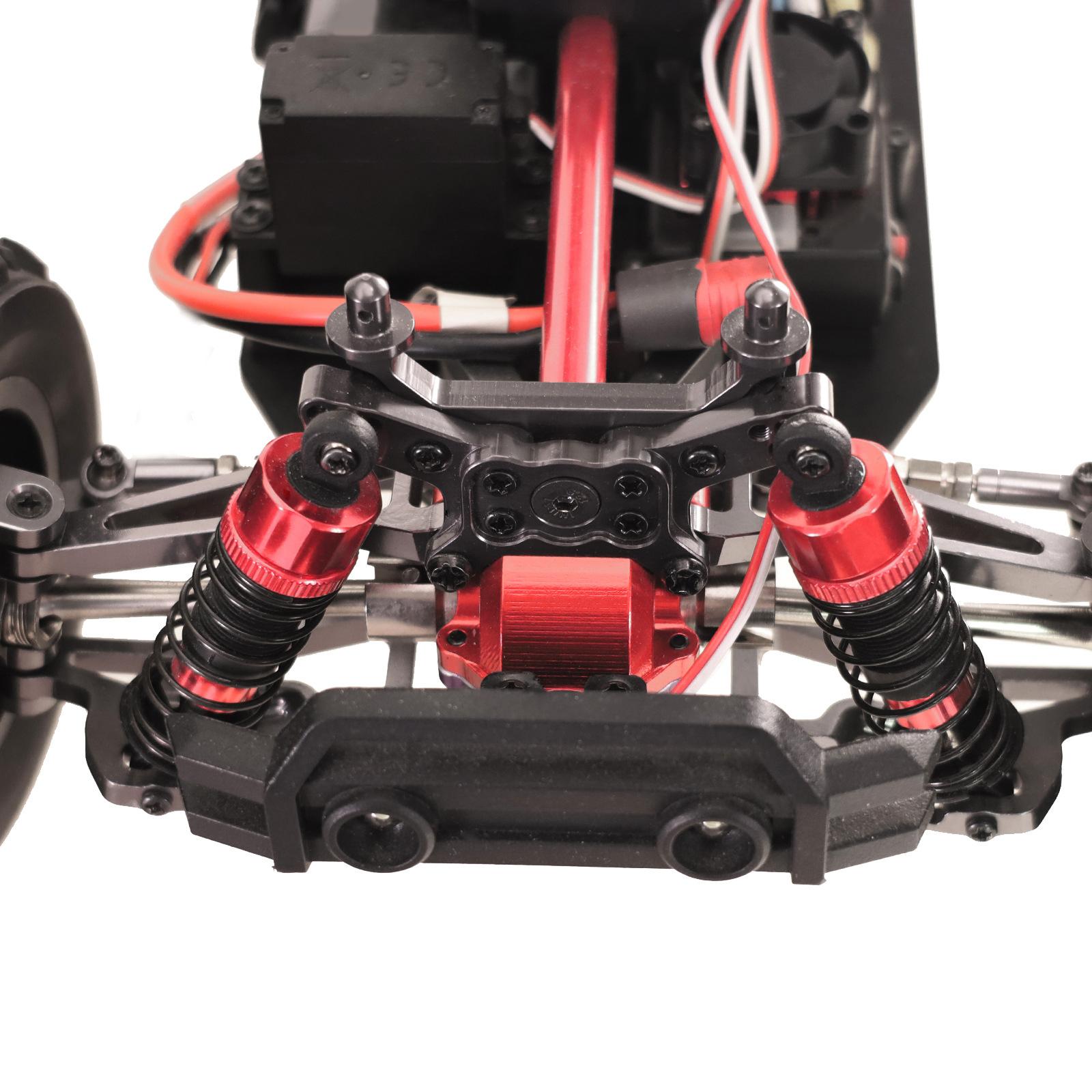 Aluminum Alloy Front Gear Box Cover for 1/14 H14BM 14210 14209 DIY Parts Red