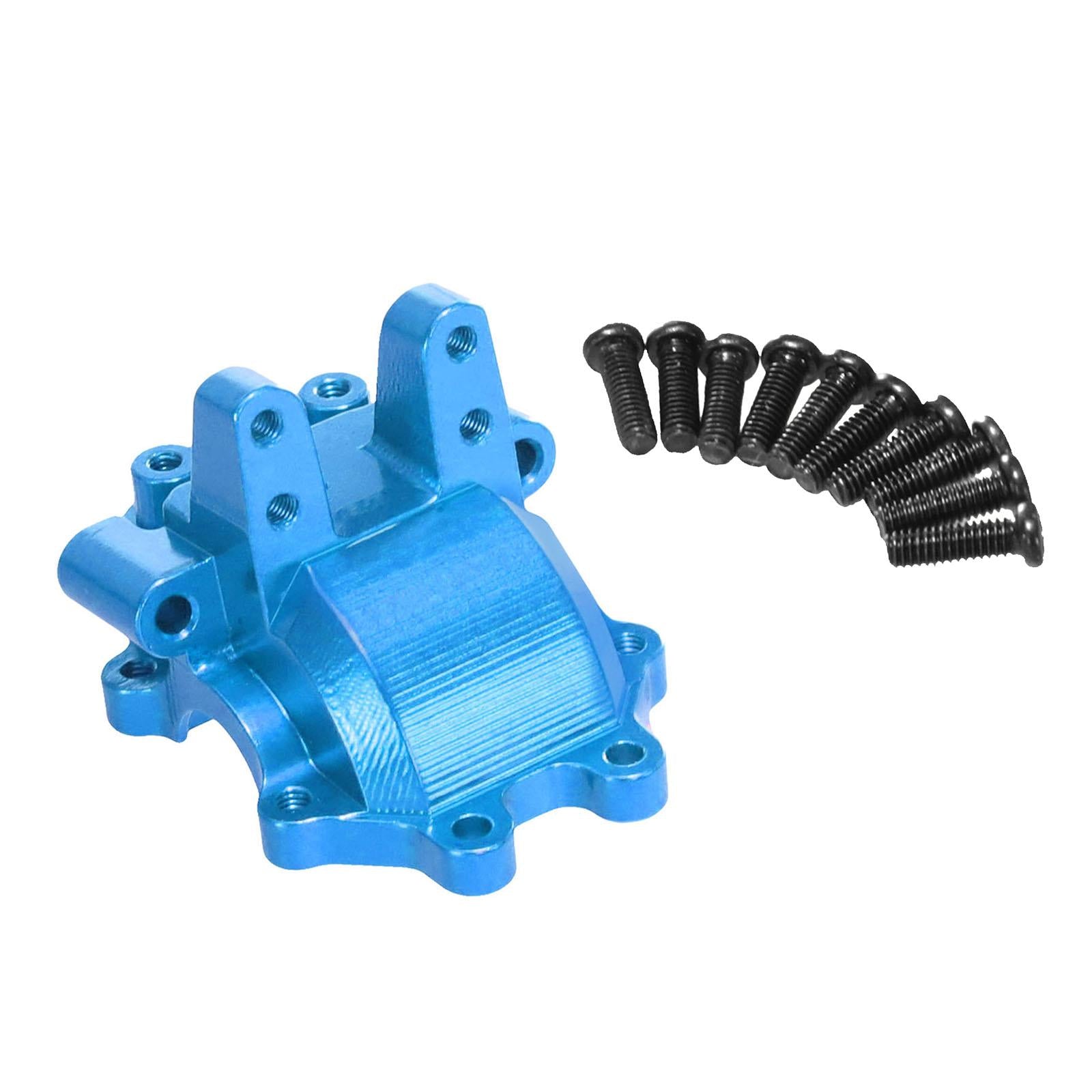 Aluminum Alloy Front Gear Box Cover for 1/14 H14BM 14210 14209 DIY Parts Blue