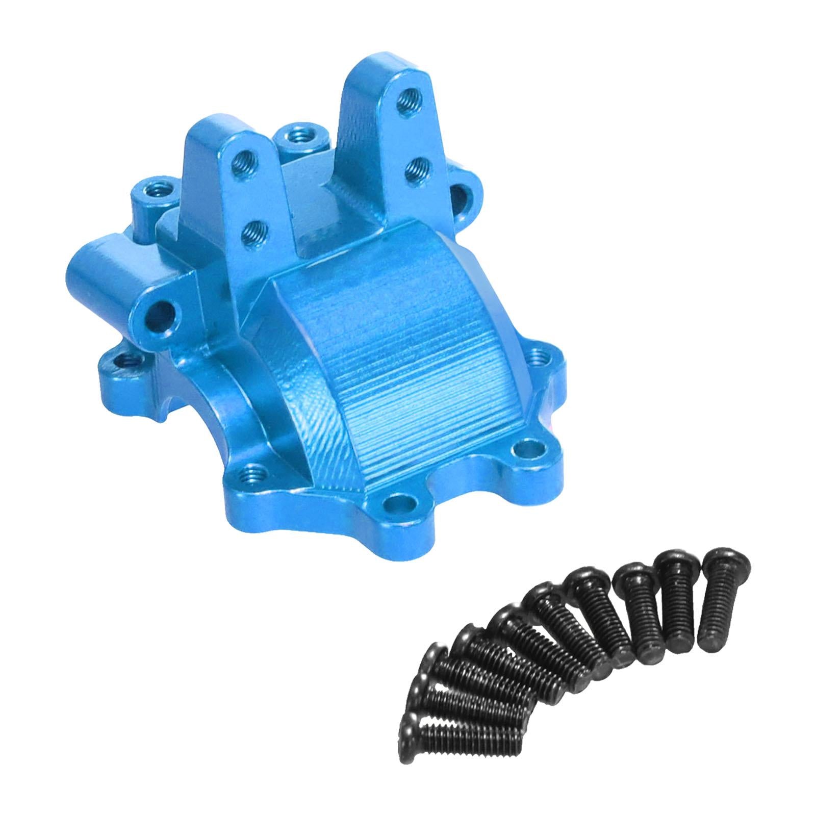 Aluminum Alloy Front Gear Box Cover for 1/14 H14BM 14210 14209 DIY Parts Blue