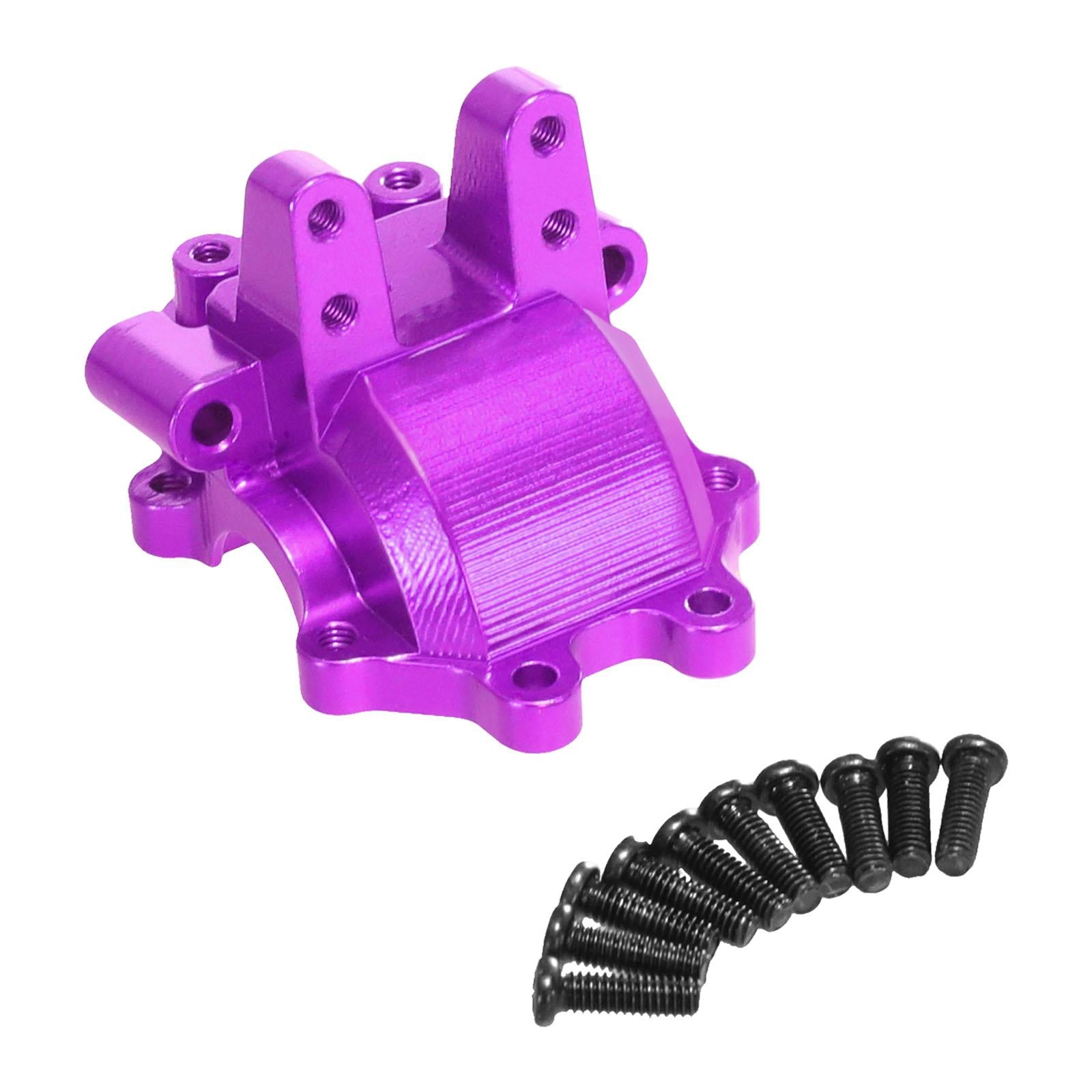 Aluminum Alloy Front Gear Box Cover for 1/14 H14BM 14210 14209 DIY Parts Purple