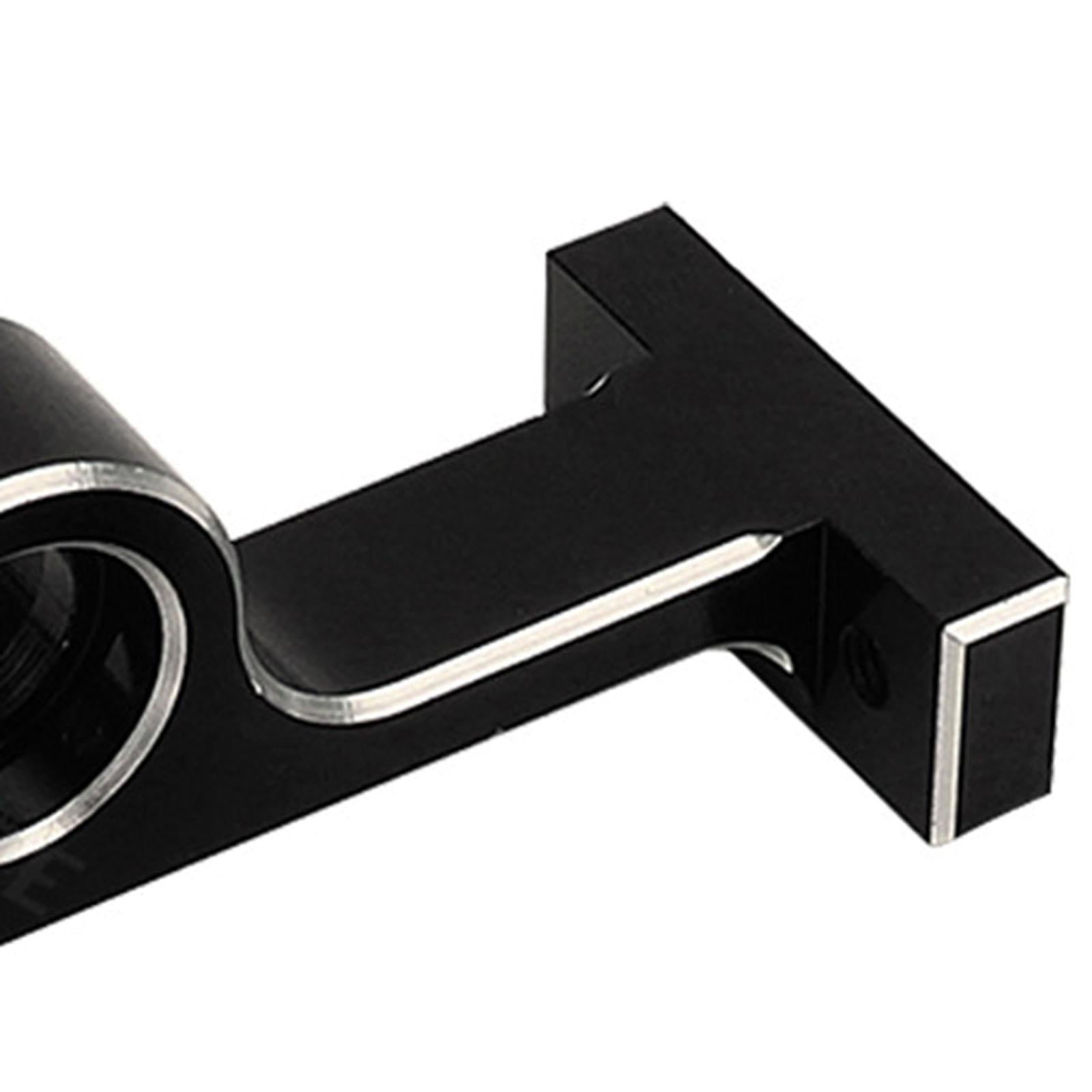 Aluminum Alloy RC Car Transfer Case Chassis Builder for 1/10 RC Rock Crawler Black