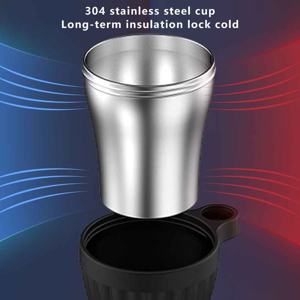 Rotation Car Cup Holder ABS+Stainless Steel Bottle Organizer for Convenient Driving
