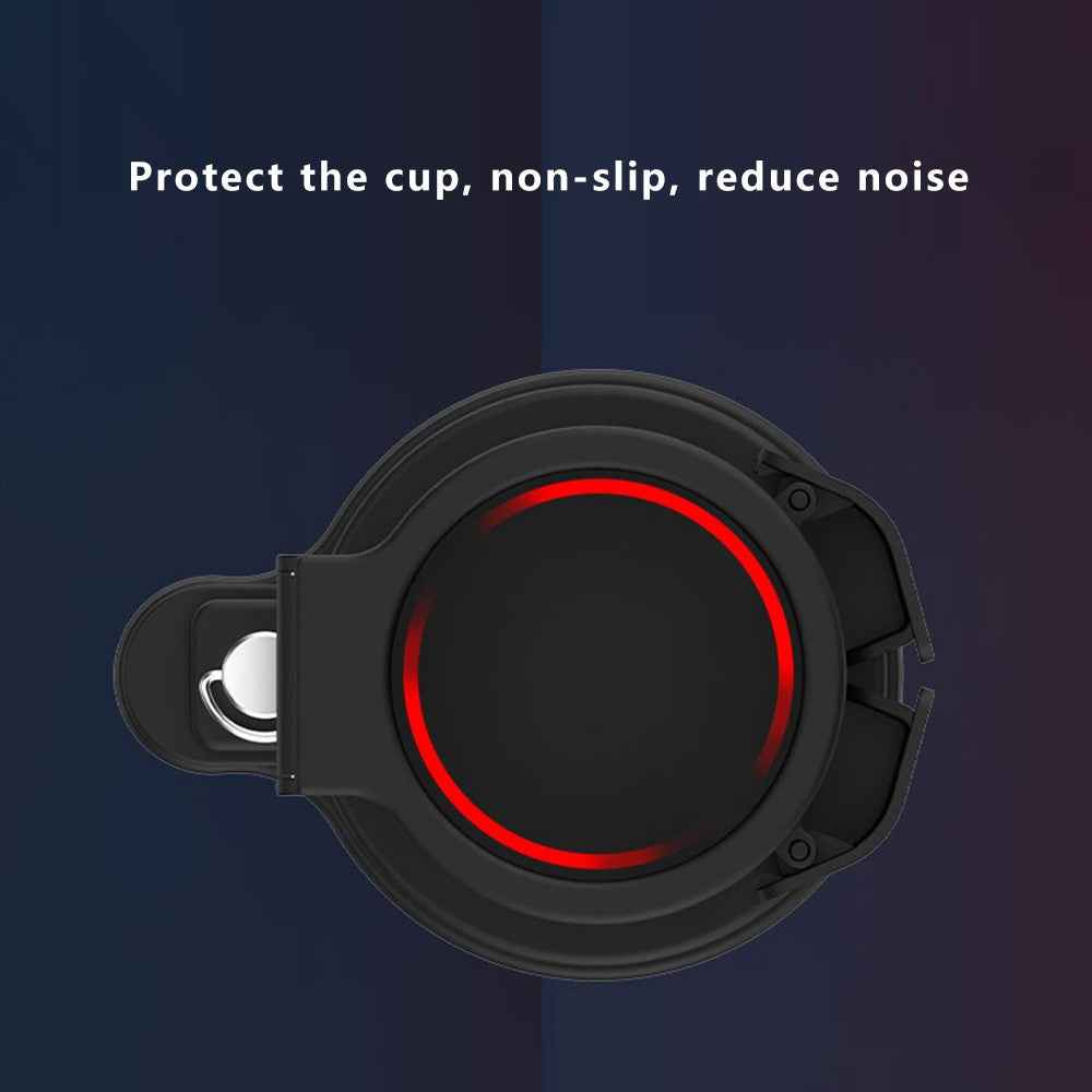 Rotation Car Cup Holder ABS+Stainless Steel Bottle Organizer for Convenient Driving