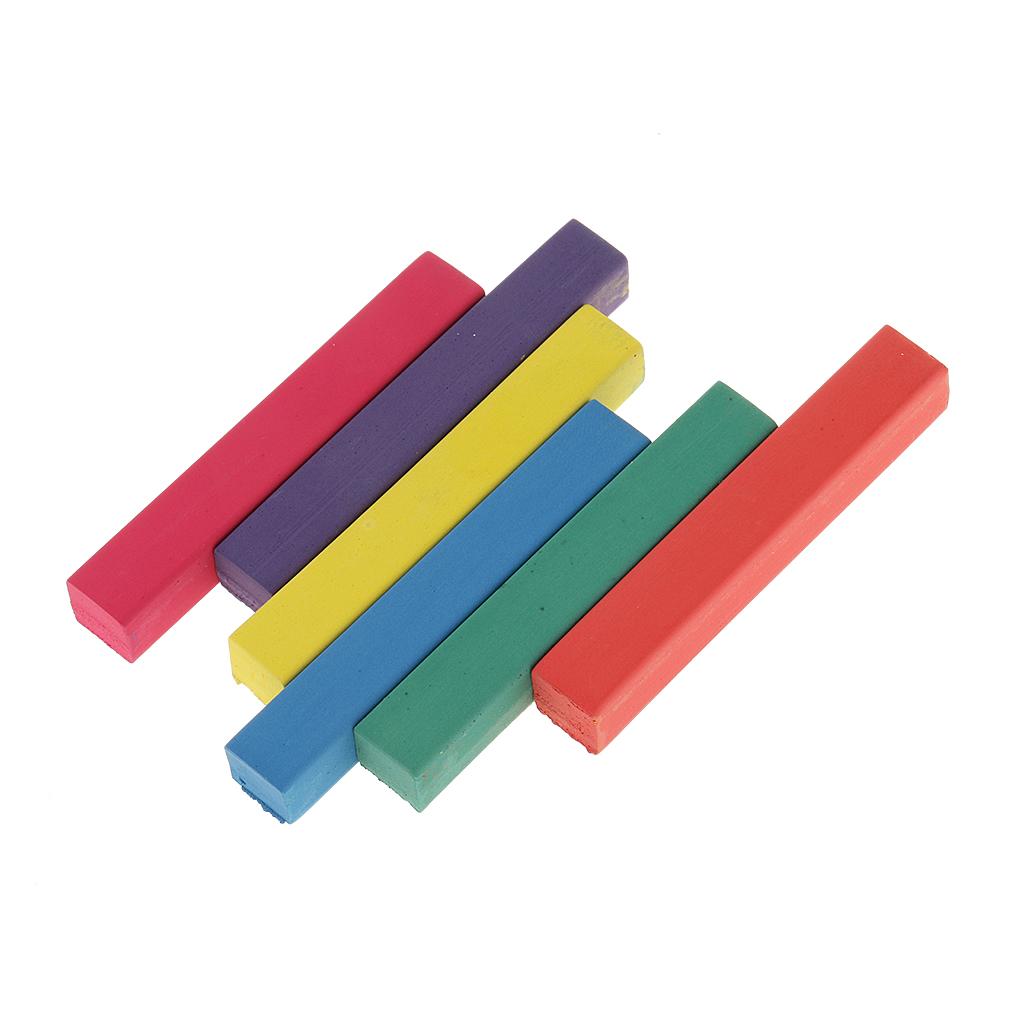 4x6pcs Colorful Temporary Non-toxic Hair Dye Chalks DIY Hair Tint Pastel Kit