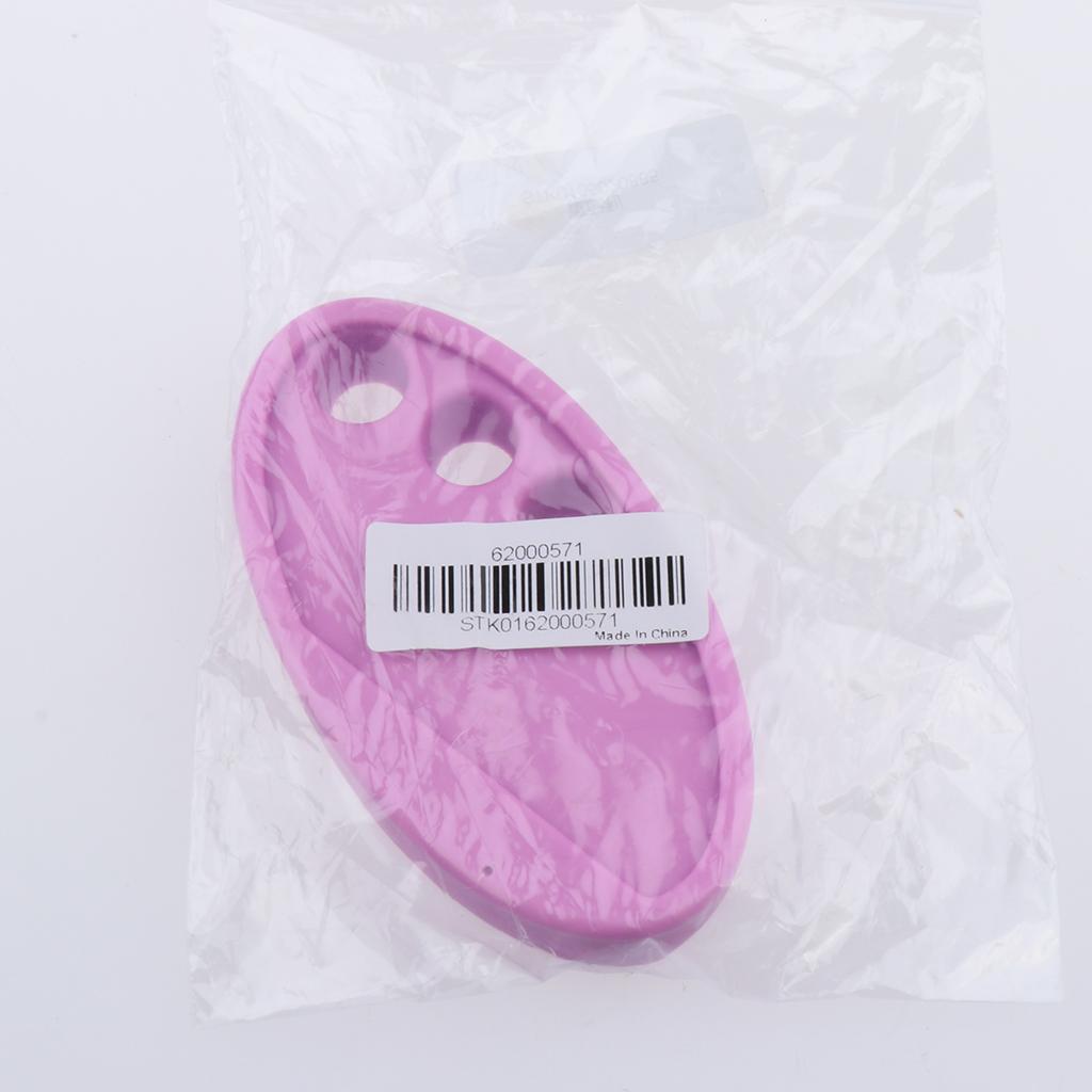 4xSilicone Pigment Pen Holder Permanent Makeup Tattoo Ink Cup Cap Stand Purple