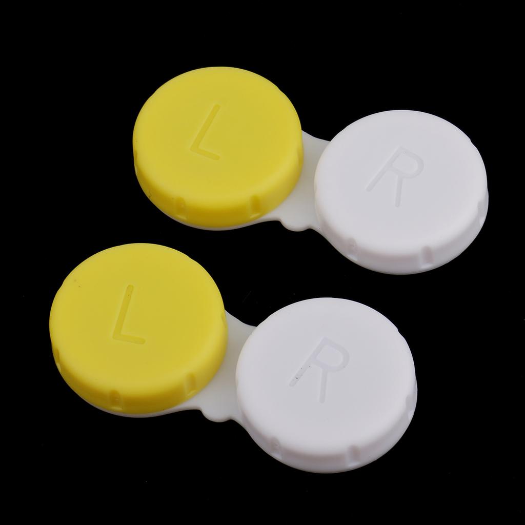 30 Pieces Mini Contact Lens Box Travel Lenses Soaking Case Organizers