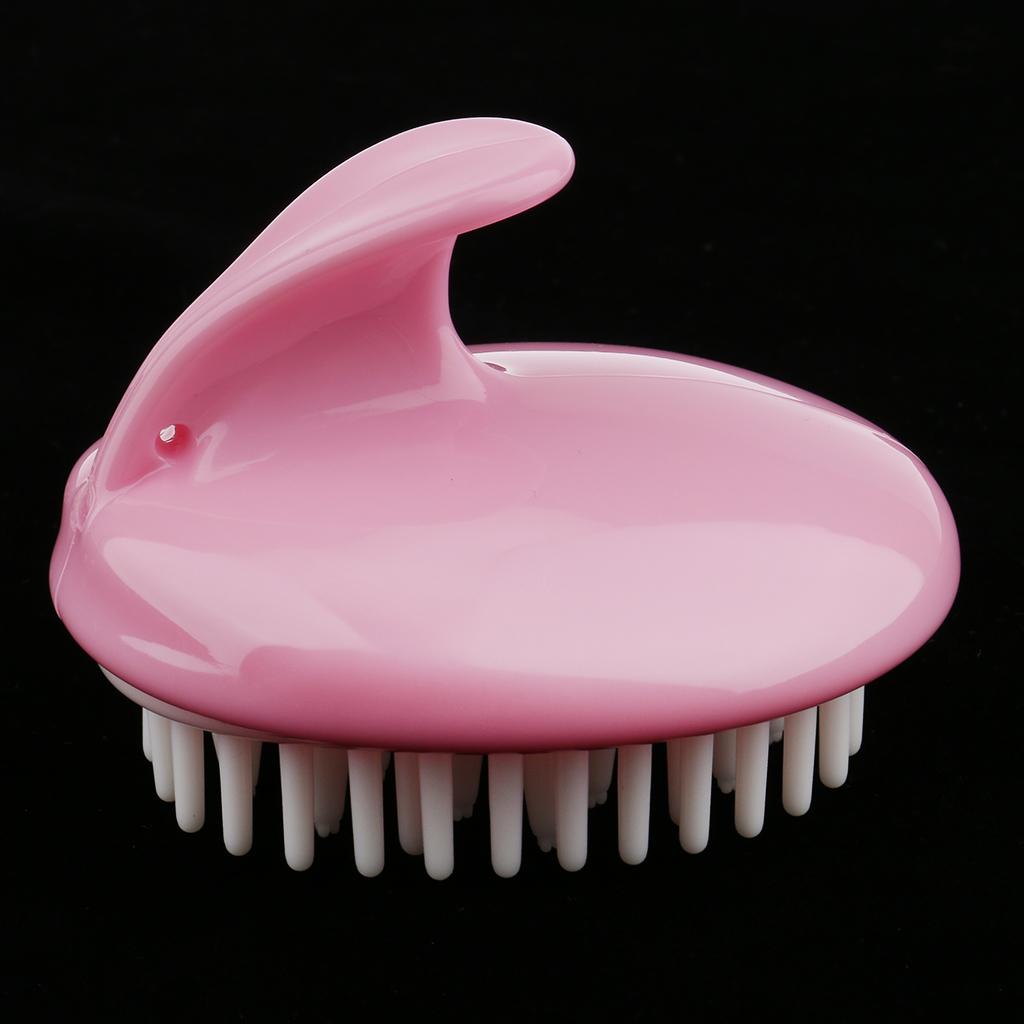 2 Pieces Shampoo Shower Scrub Washing Scalp Massage Hair Care Brush Comb