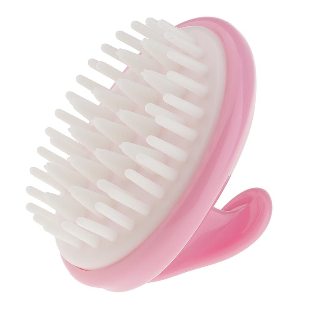 2 Pieces Shampoo Shower Scrub Washing Scalp Massage Hair Care Brush Comb