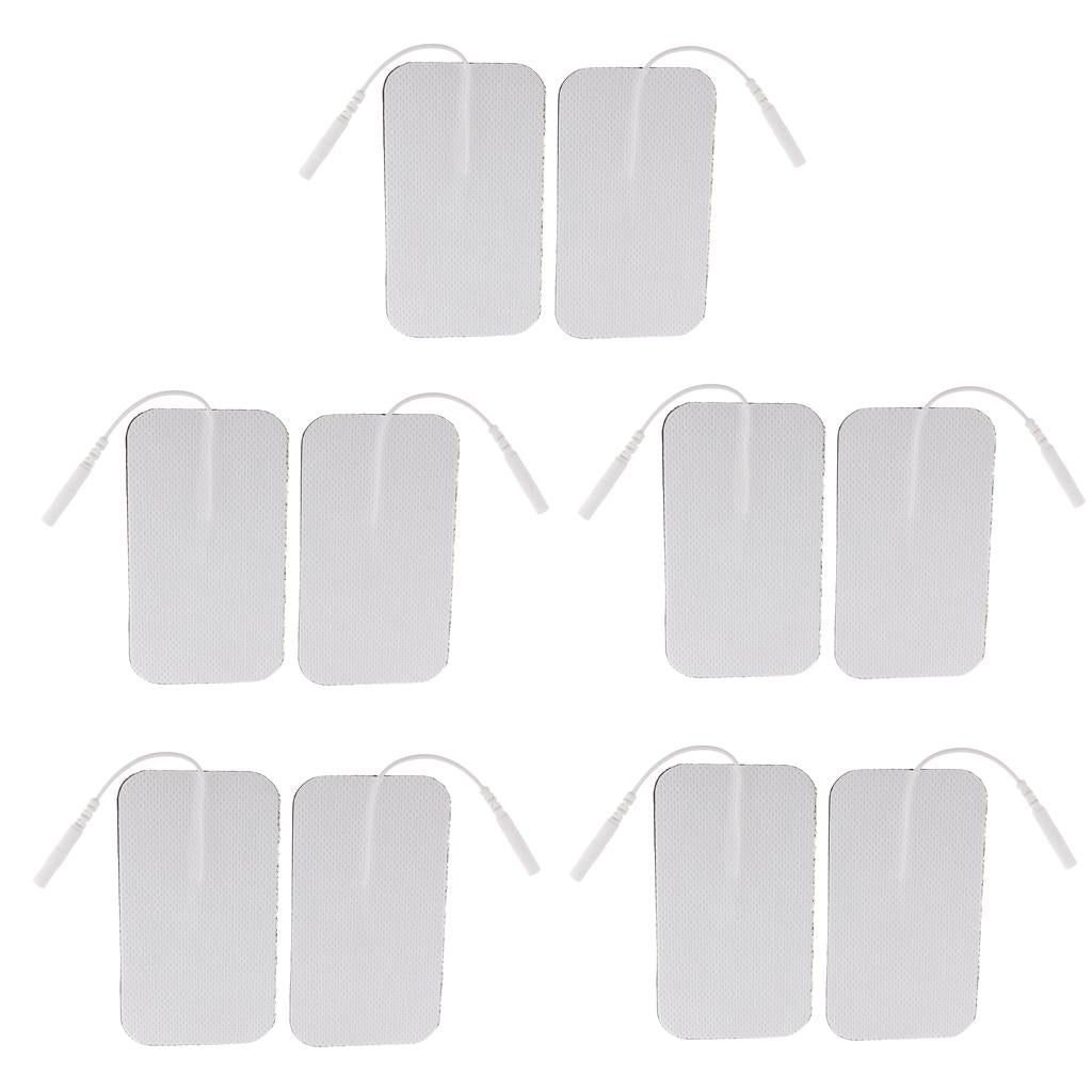 2x10Pieces Reusable Electrode Pads For Acupuncture Therapy Tens Massagers Unit